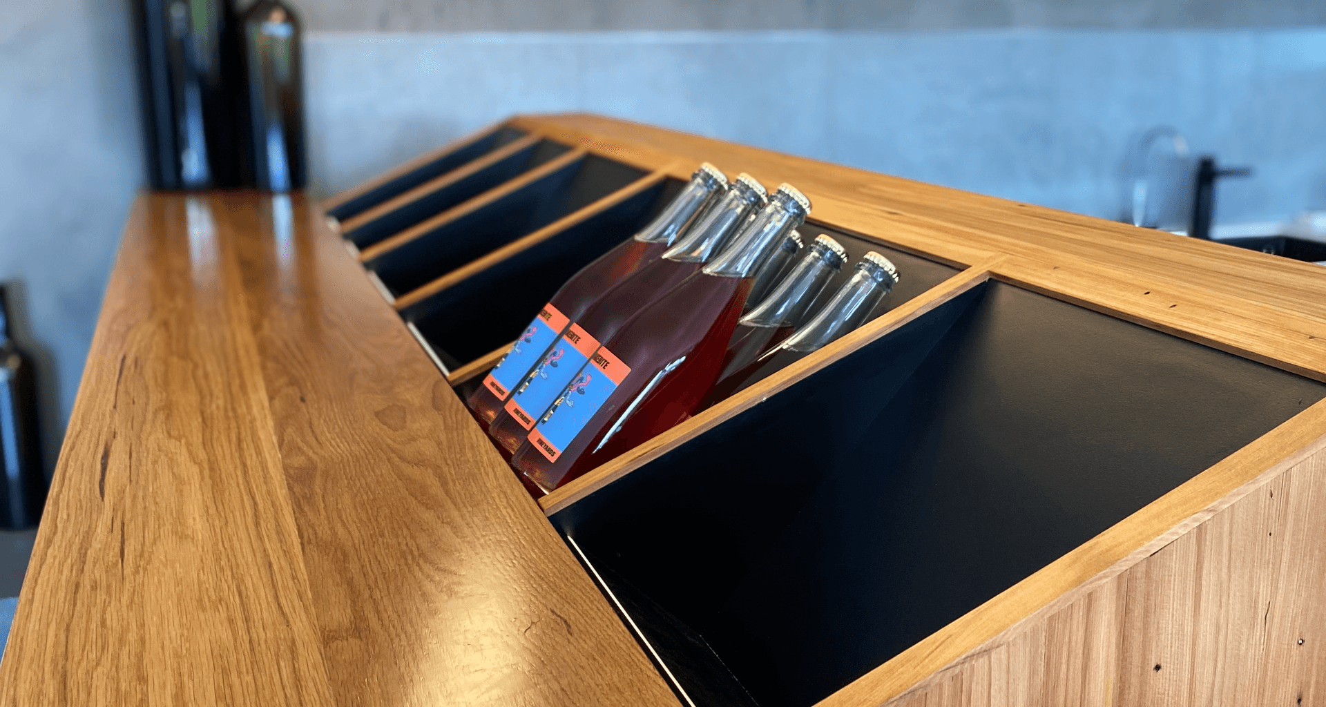 Village Vineyards Wine Bottle Unit banner