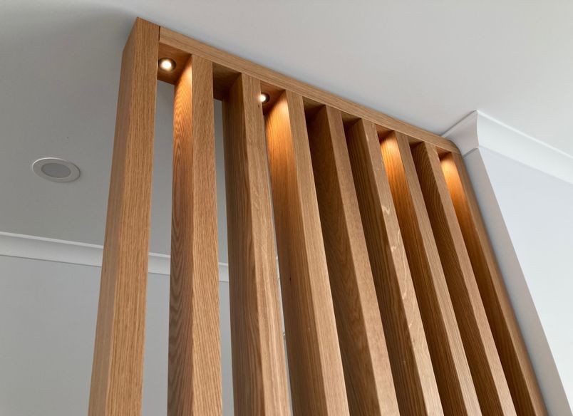 Feature Wall with LED lights