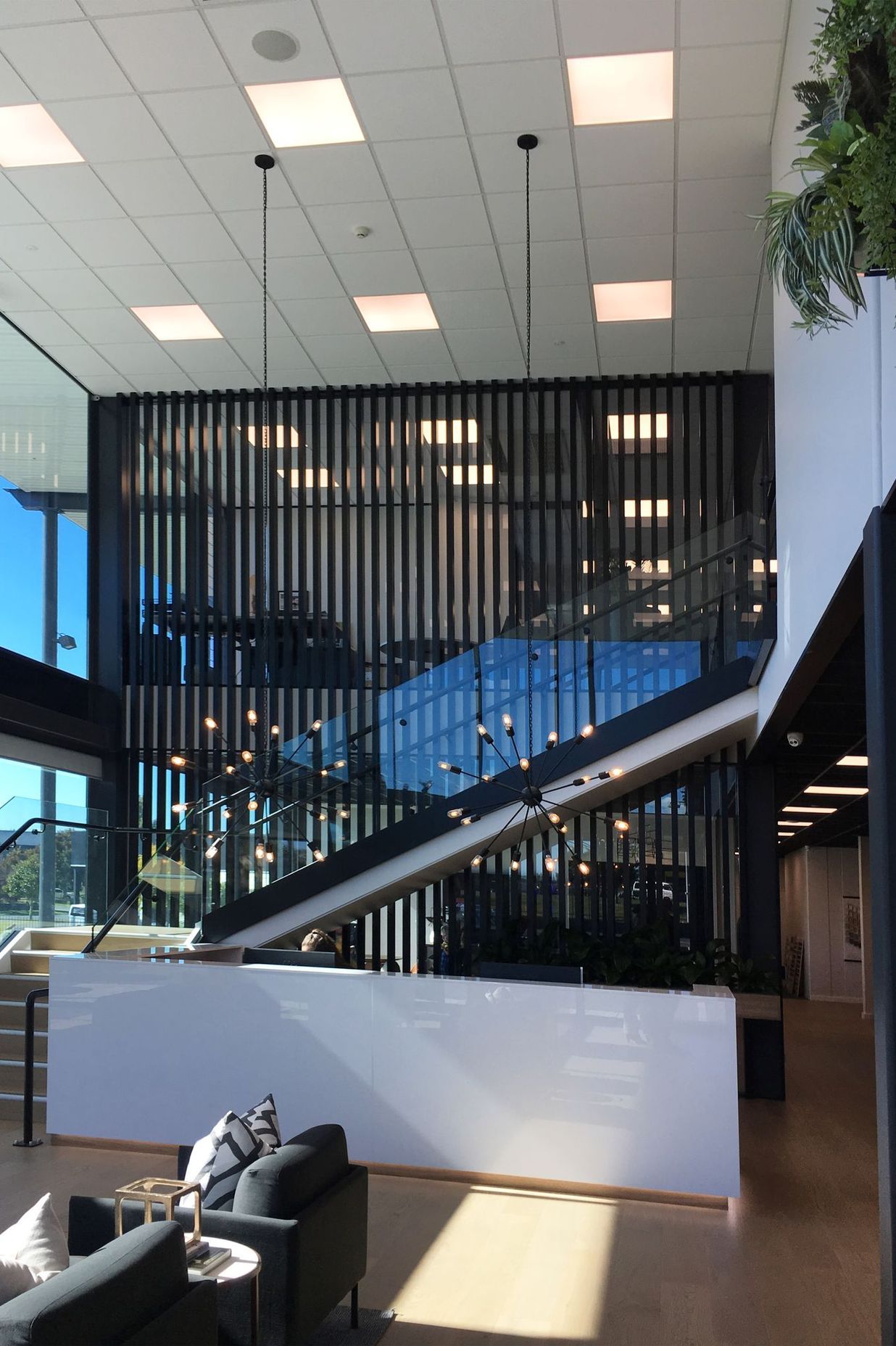 Reception area