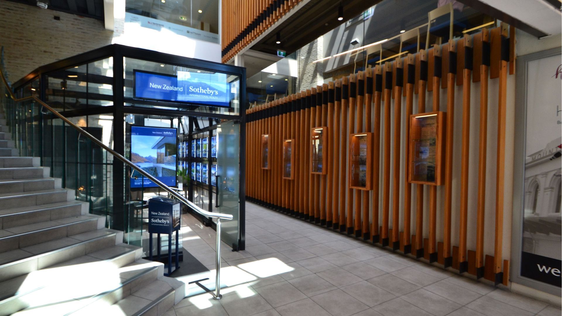 The Mountaineer Atrium banner