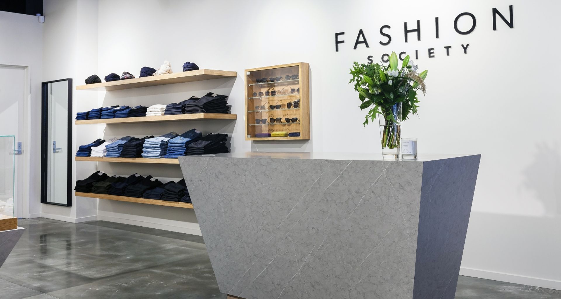 Fashion Society flagship store banner