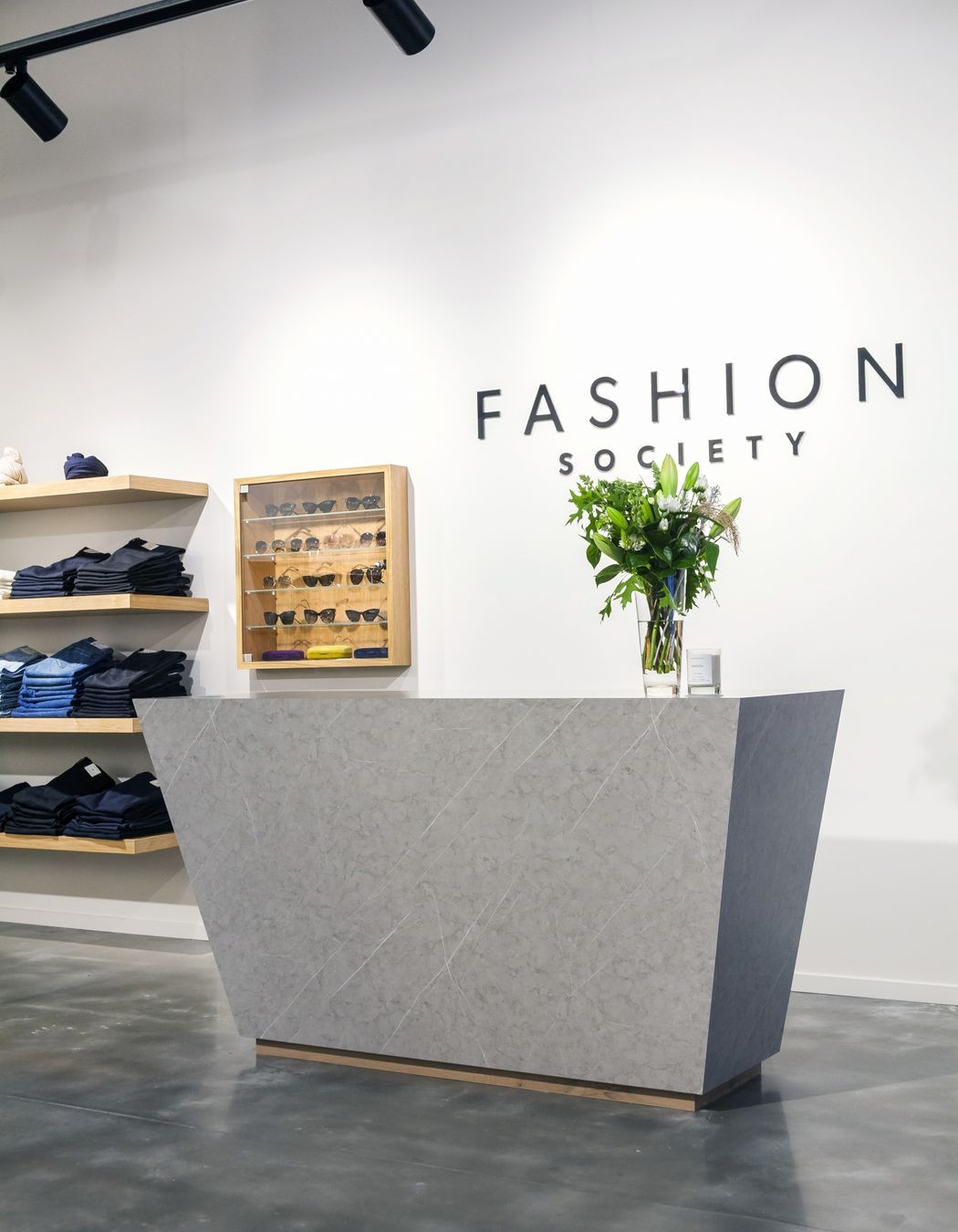 Prime Laminate Portland Stone. Designed by Tim Powell, Element 17.