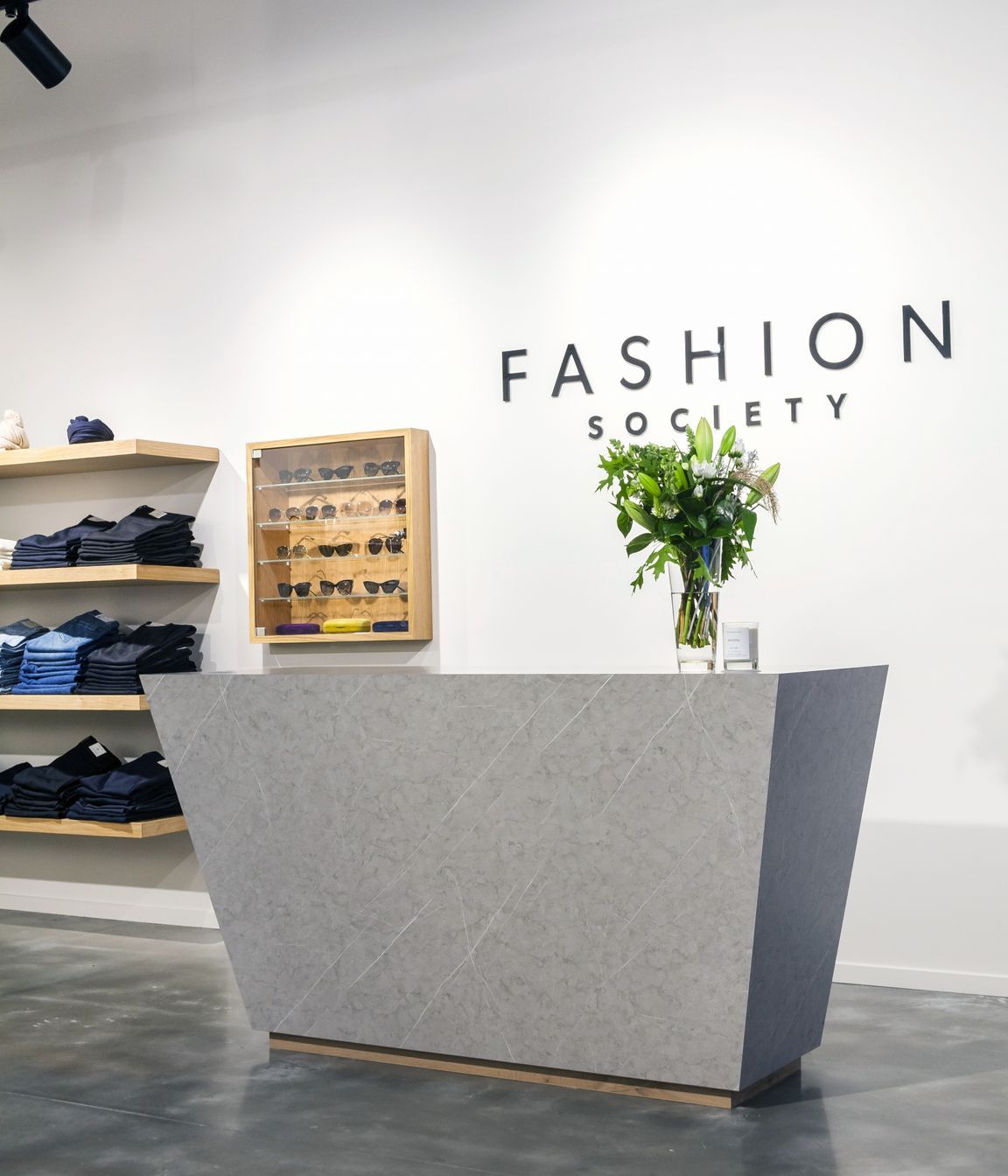 Prime Laminate Portland Stone. Designed by Tim Powell, Element 17.