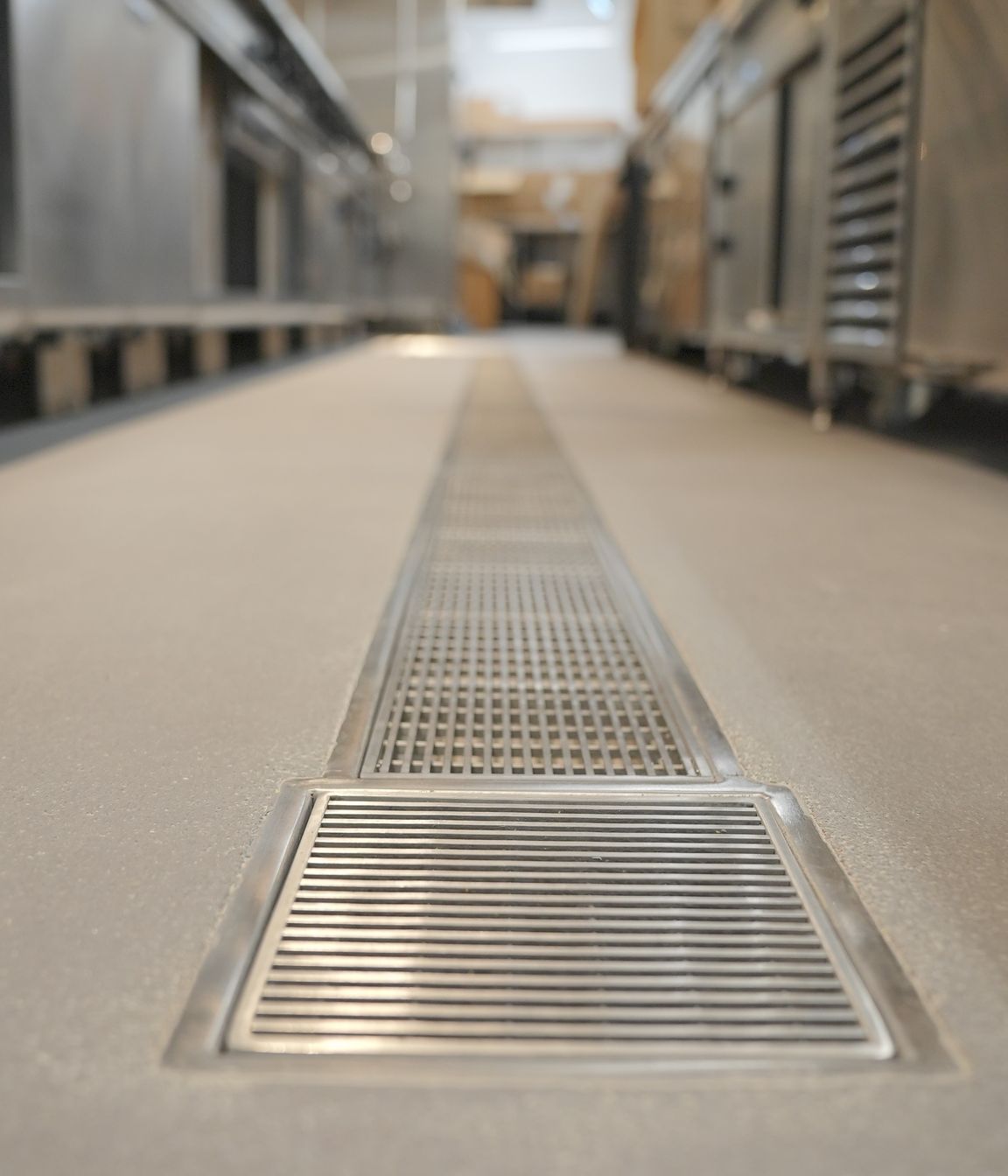 The project also required the supply and installation of a robust, hygienic product for the kitchen area