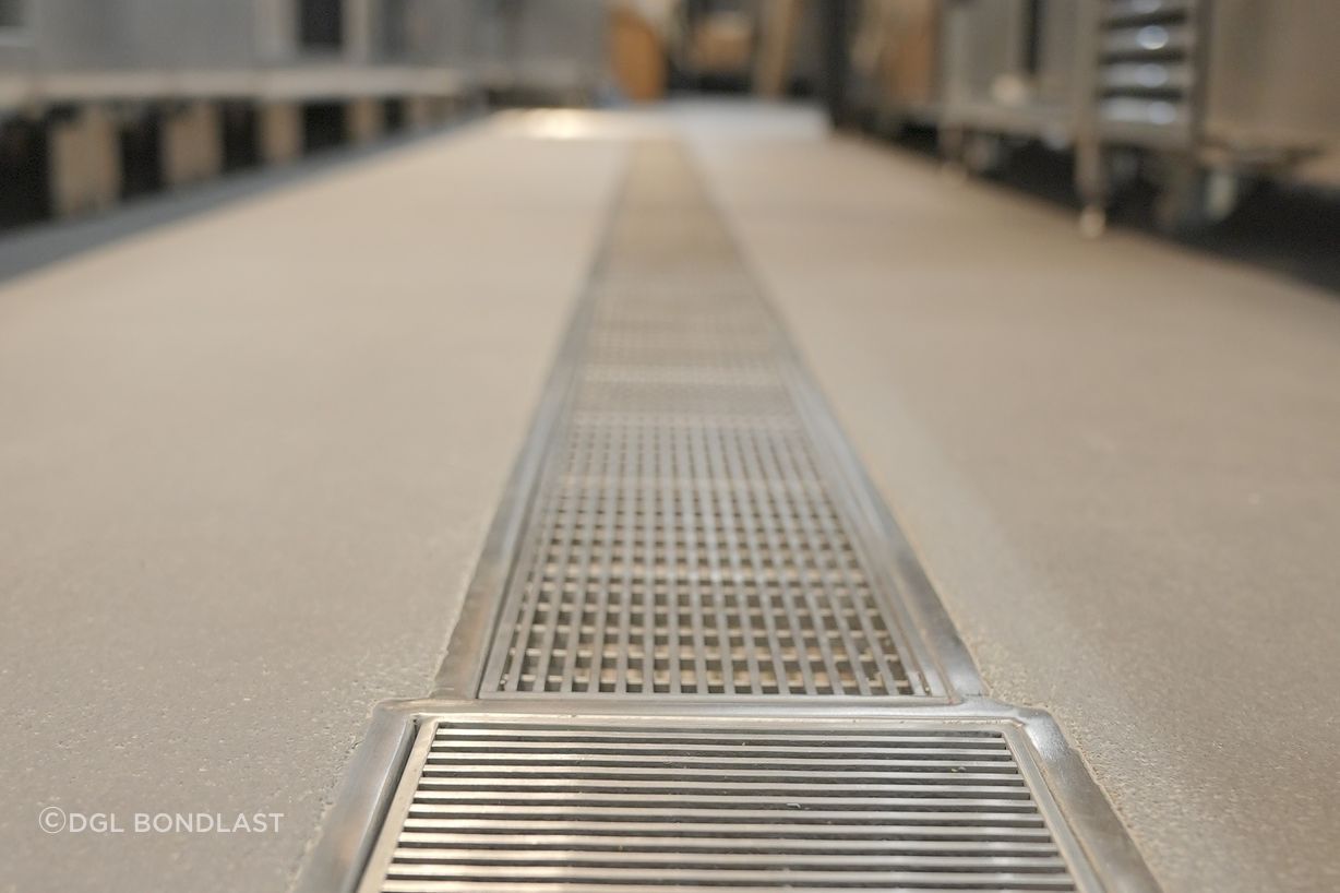 The project also required the supply and installation of a robust, hygienic product for the kitchen area