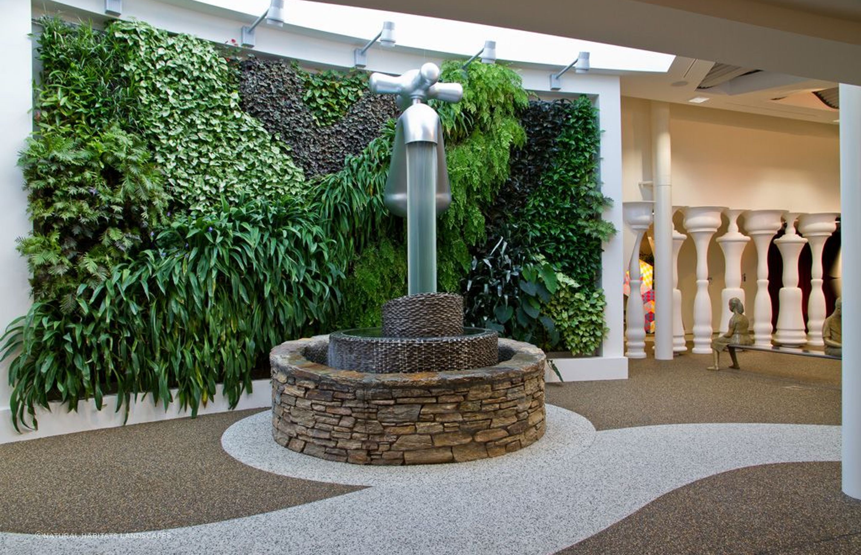 Puzzling World Green Wall