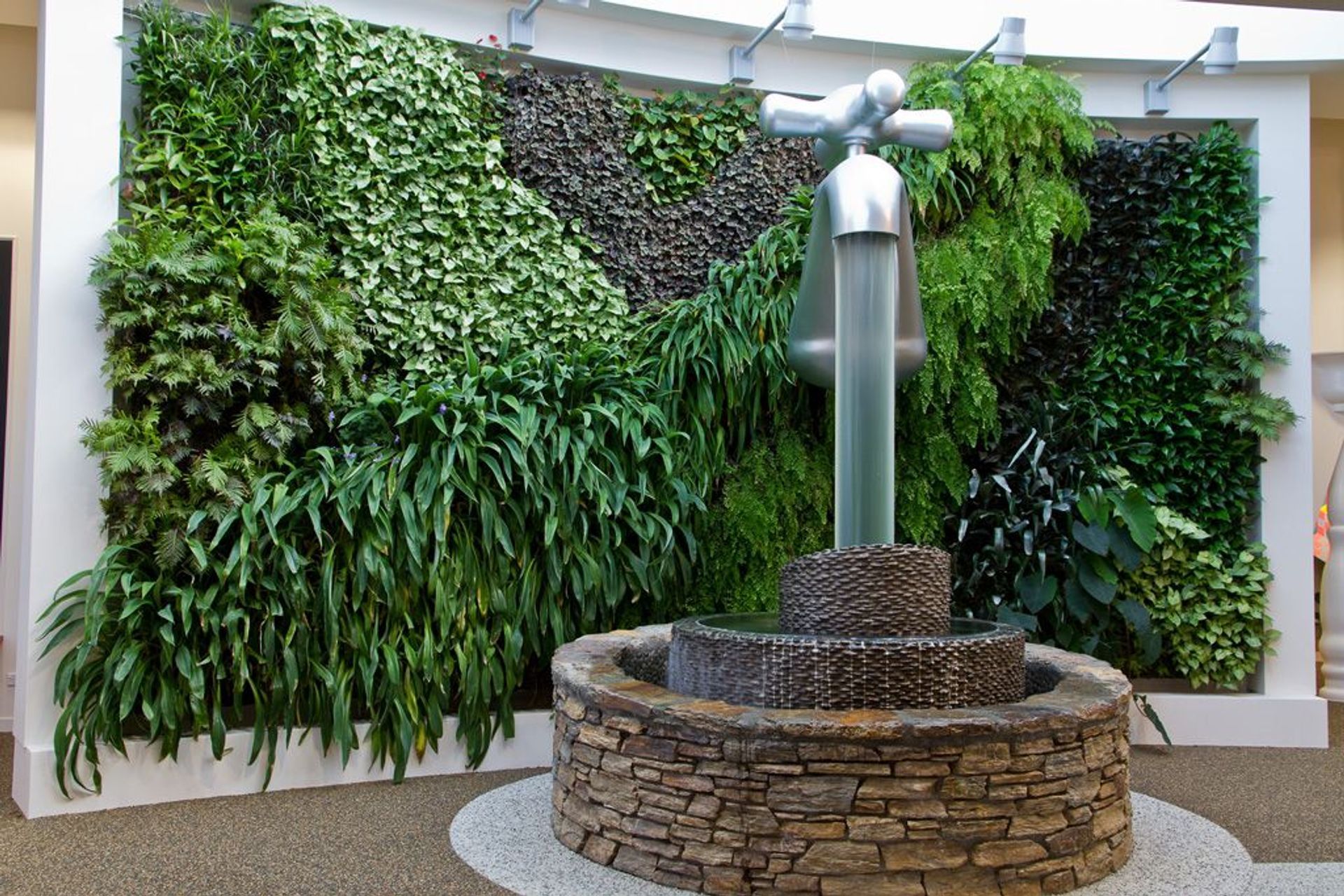 Puzzling World Green Wall