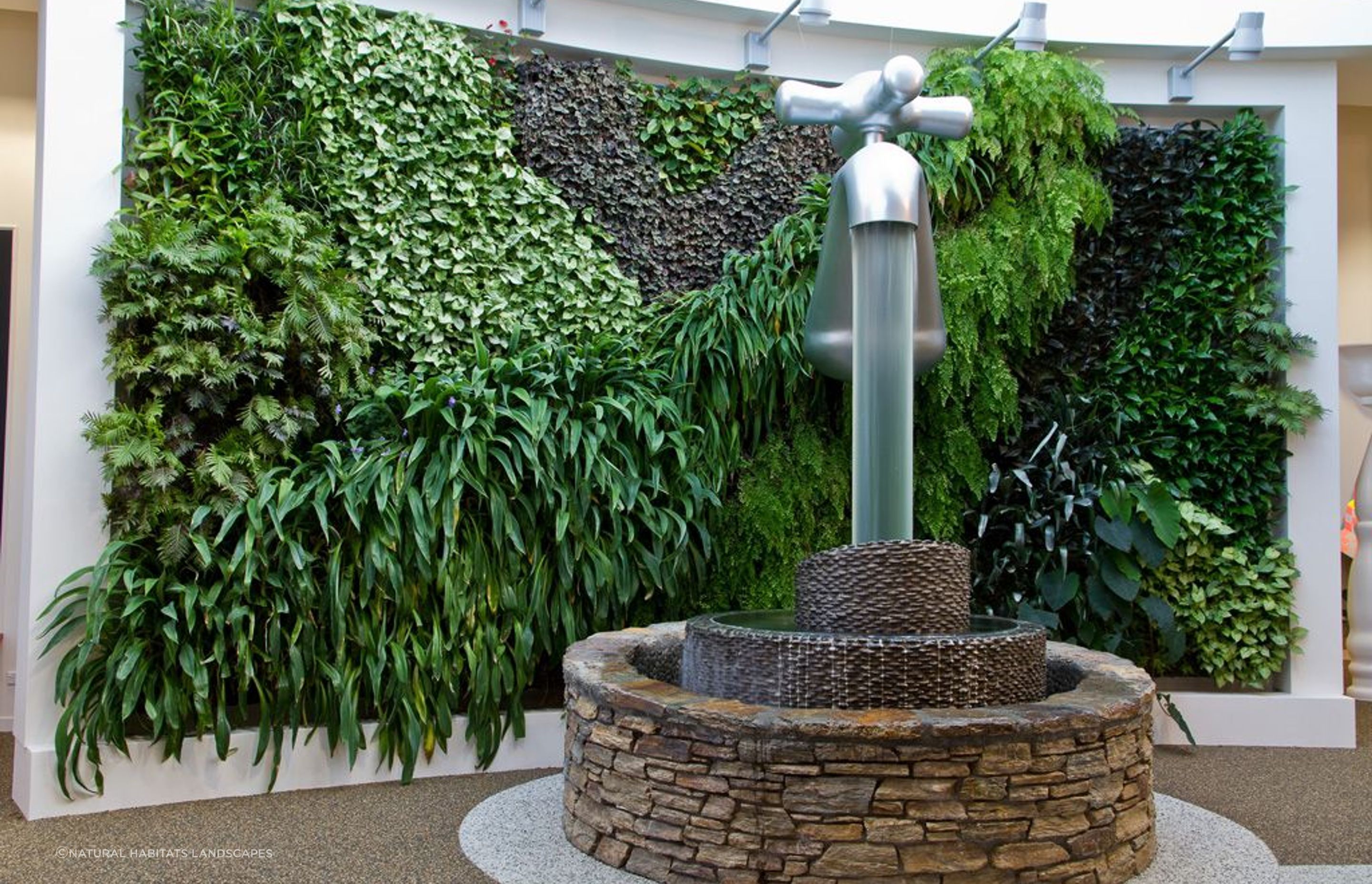 Puzzling World Green Wall