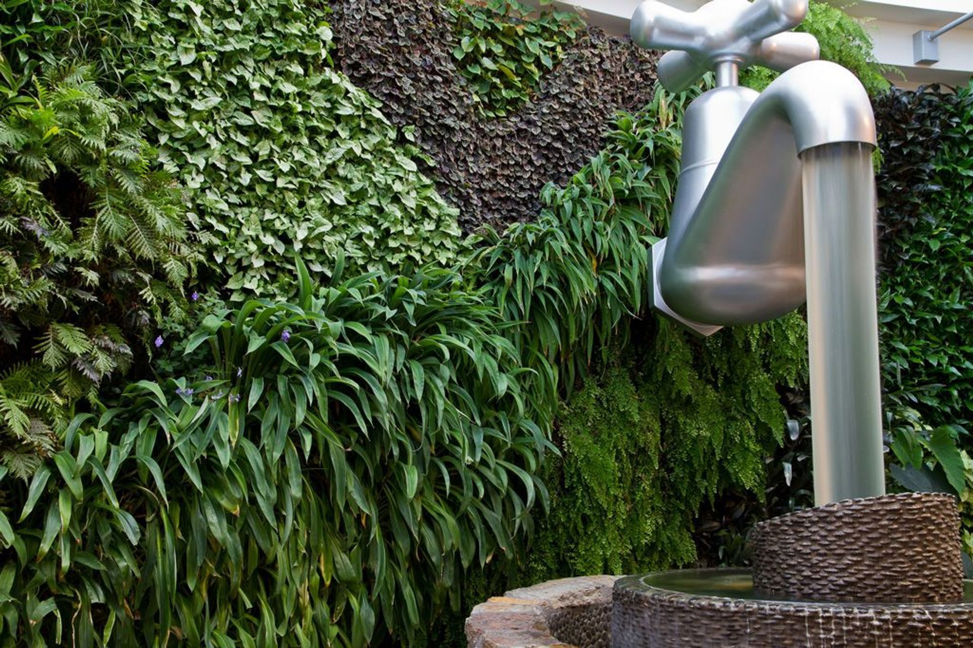 Puzzling World Green Wall