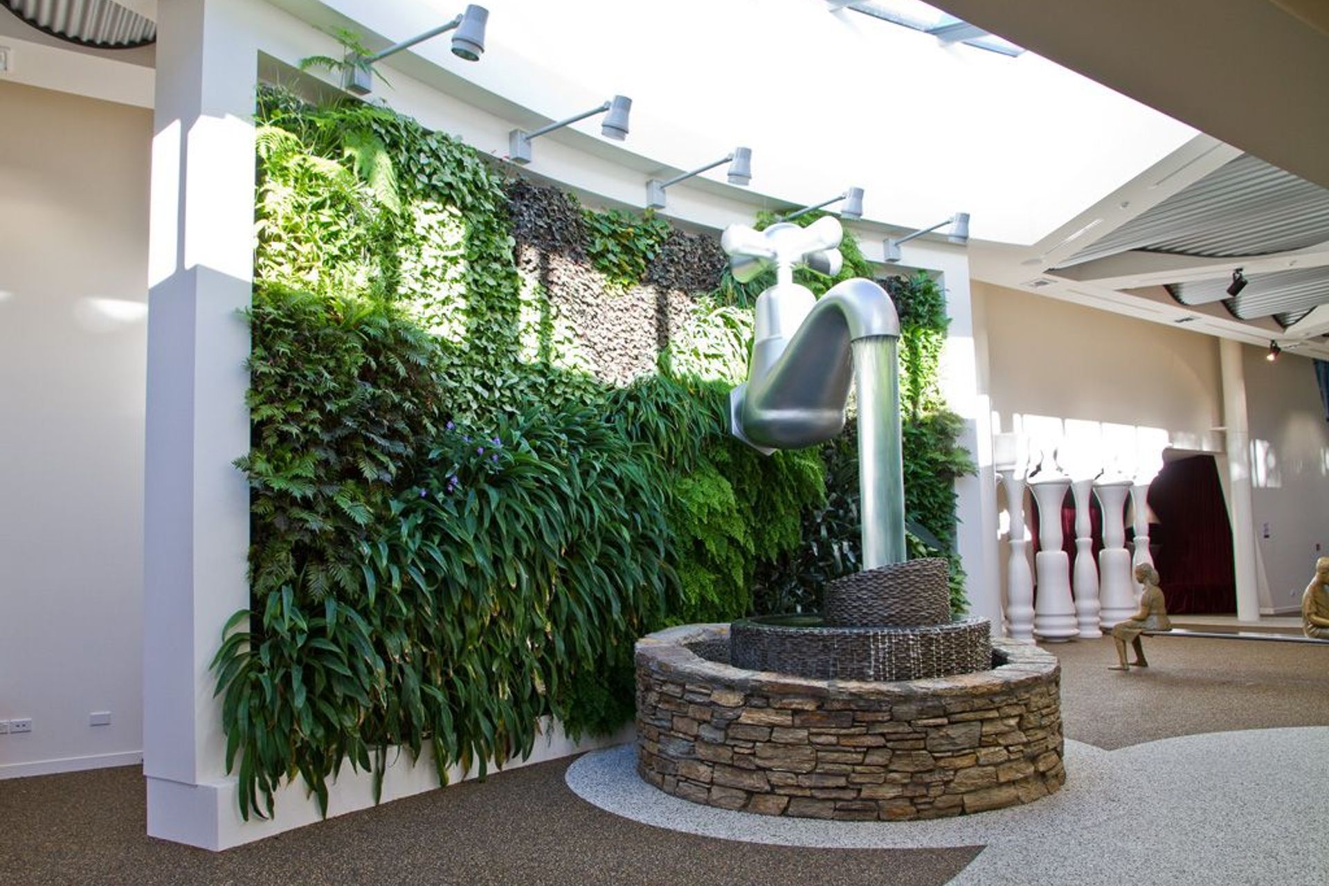 Puzzling World Green Wall