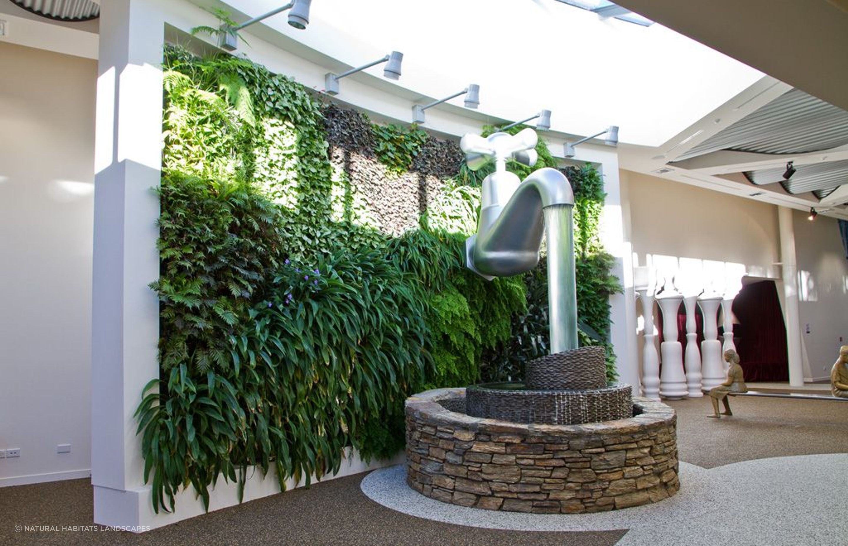 Puzzling World Green Wall