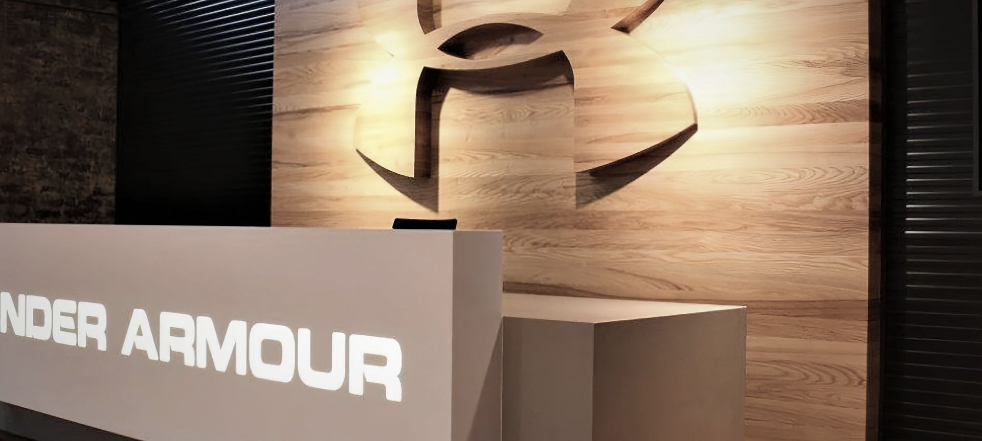 Under Armour banner
