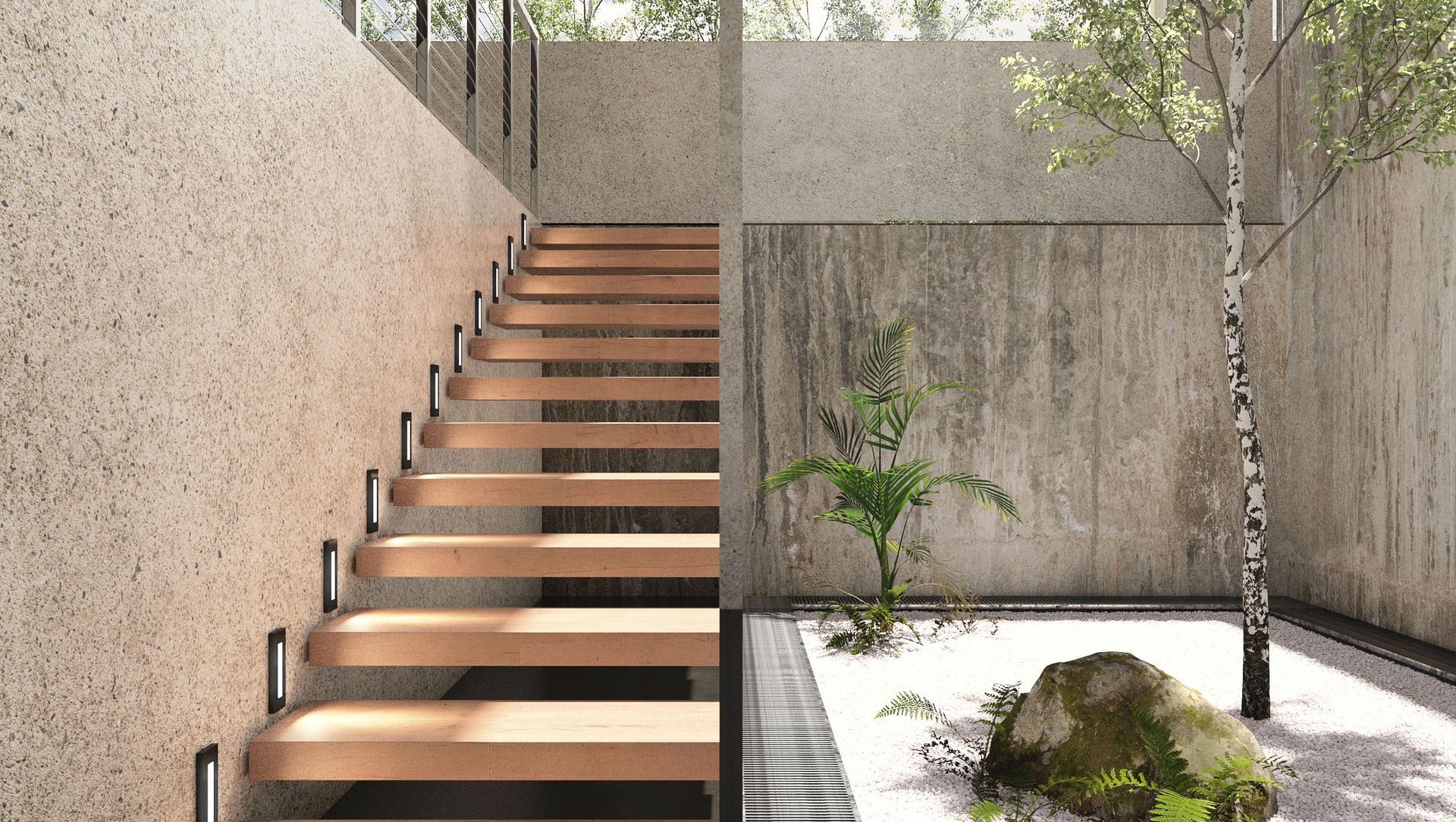 Staircase banner