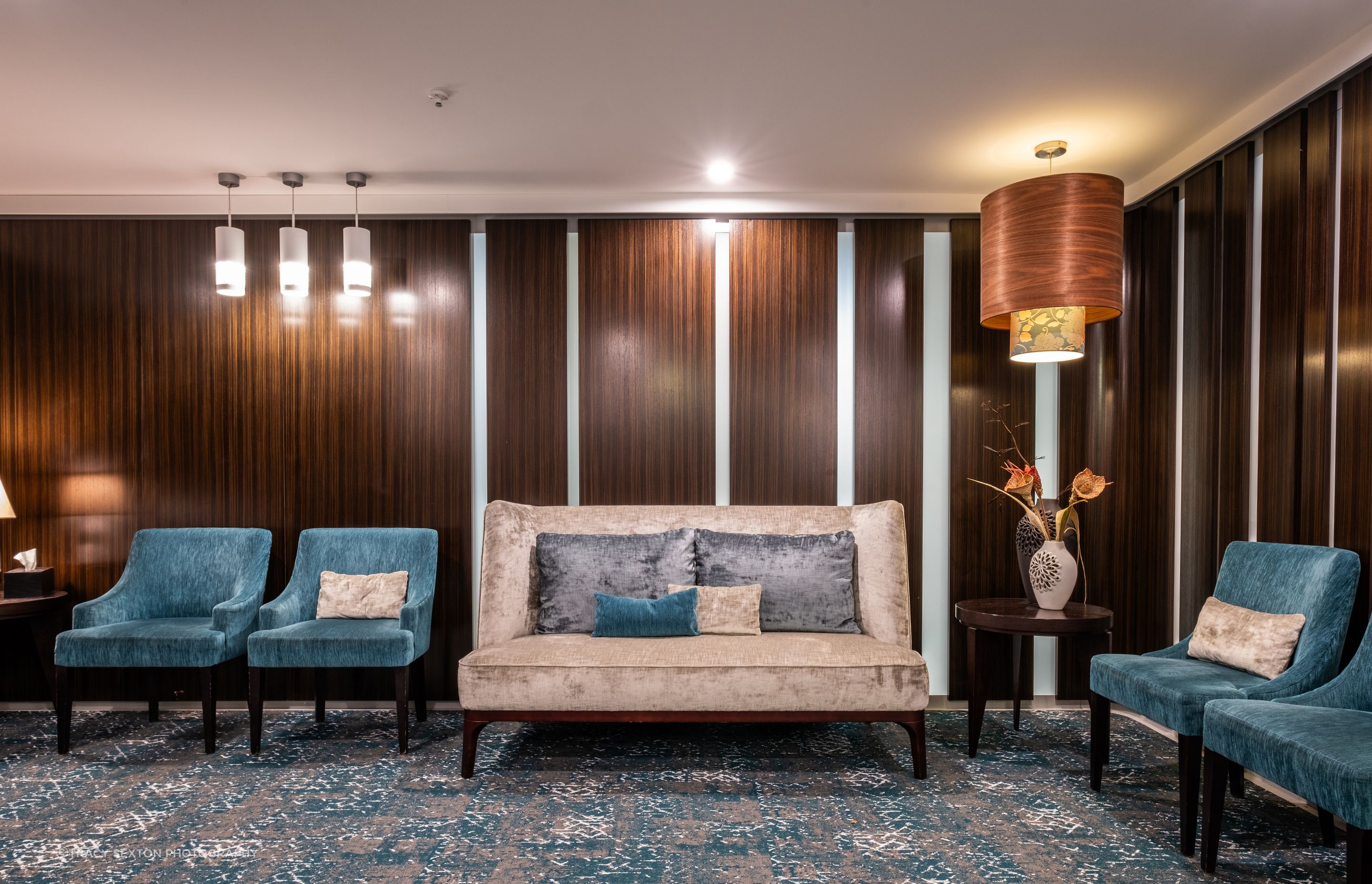 A dental practice with a difference as it has a lounge for a waiting area - Home away from Home using quality NZ