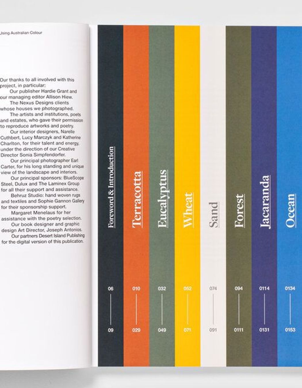 Using Australian Colour