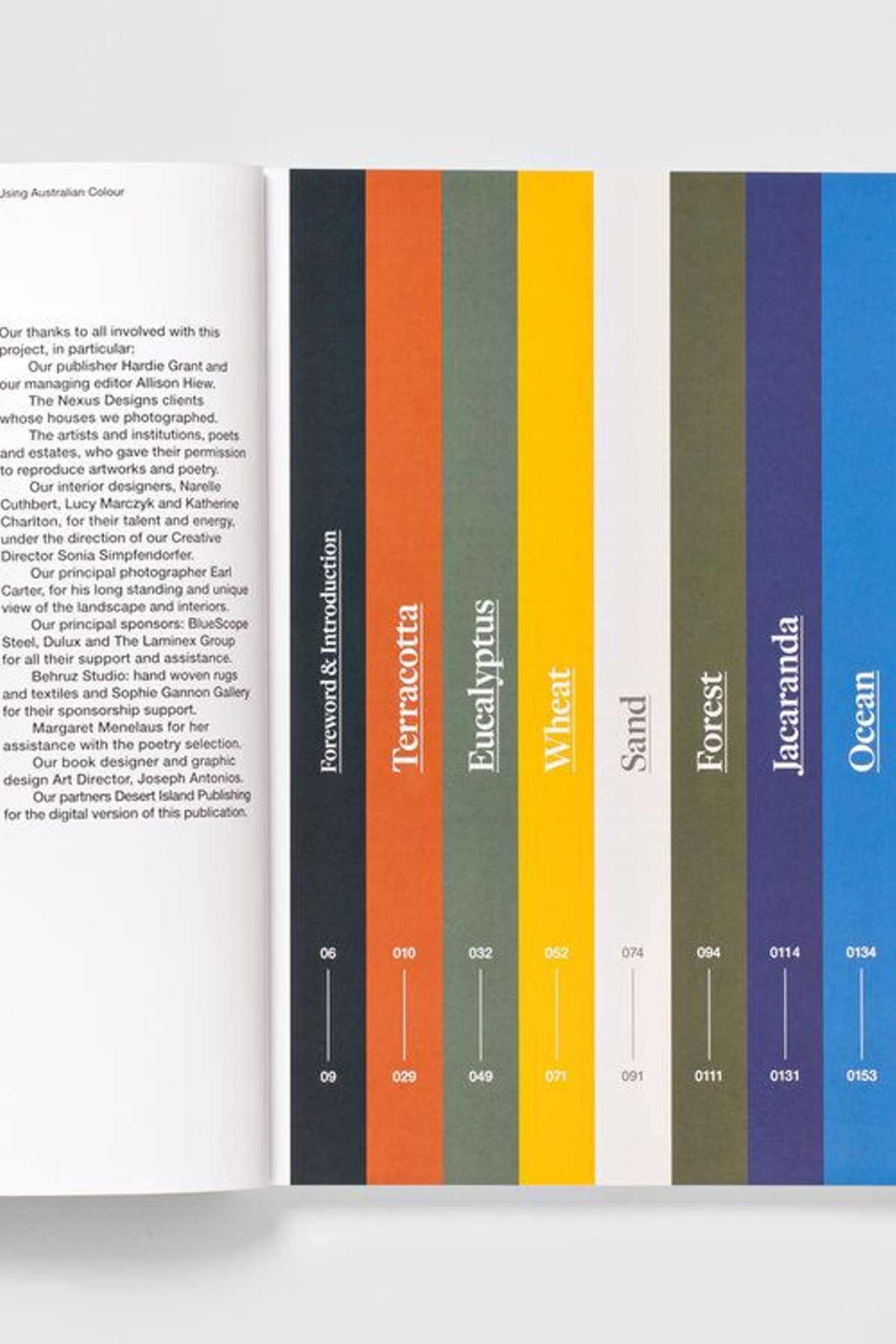 Using Australian Colour