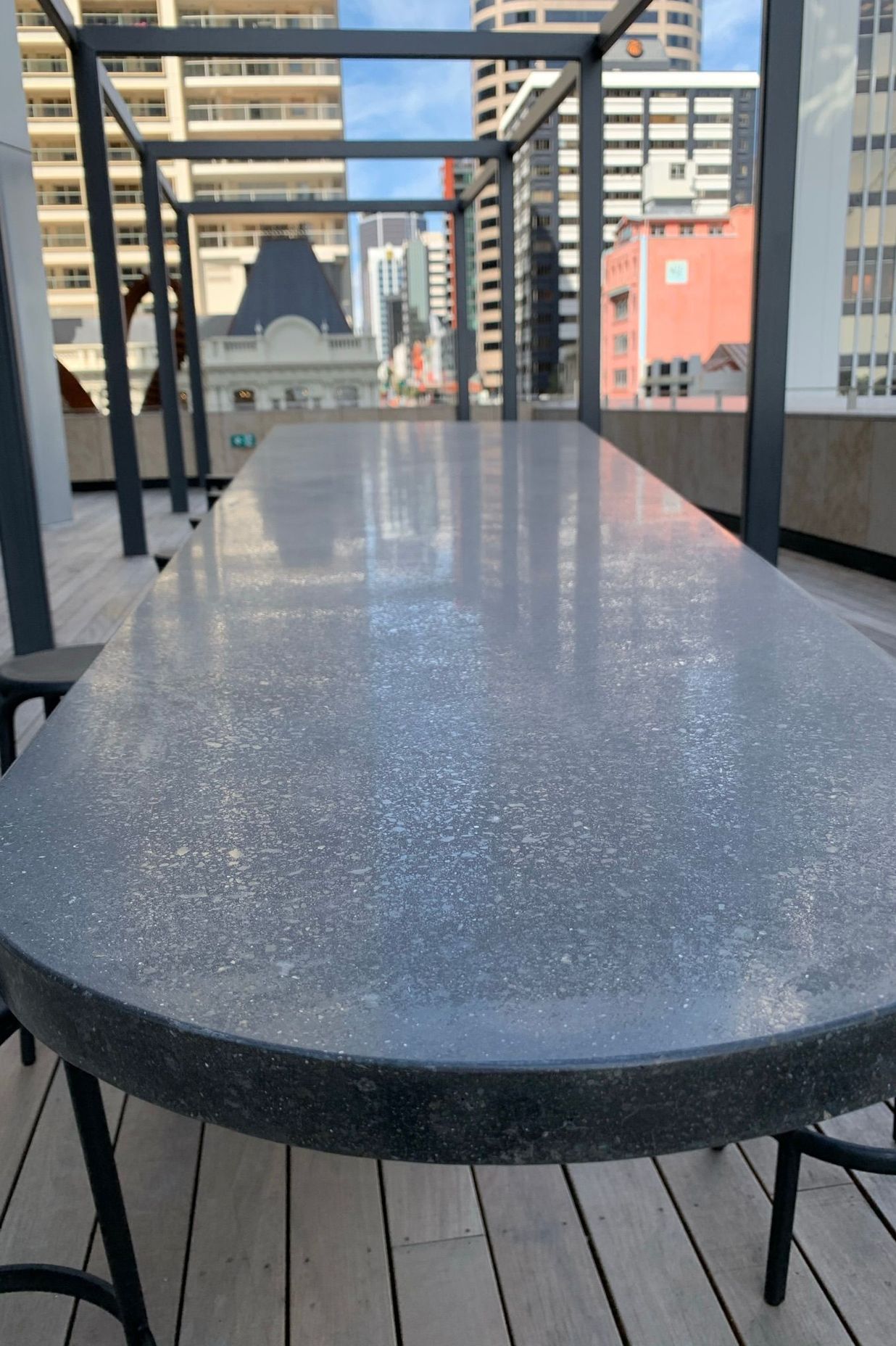 Commercial Bay - Concrete table