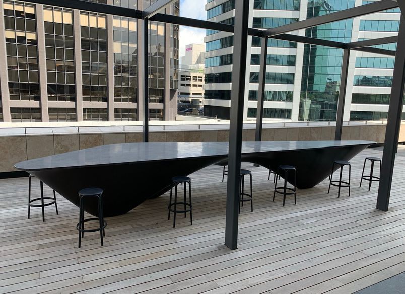 Commercial Bay - Concrete table