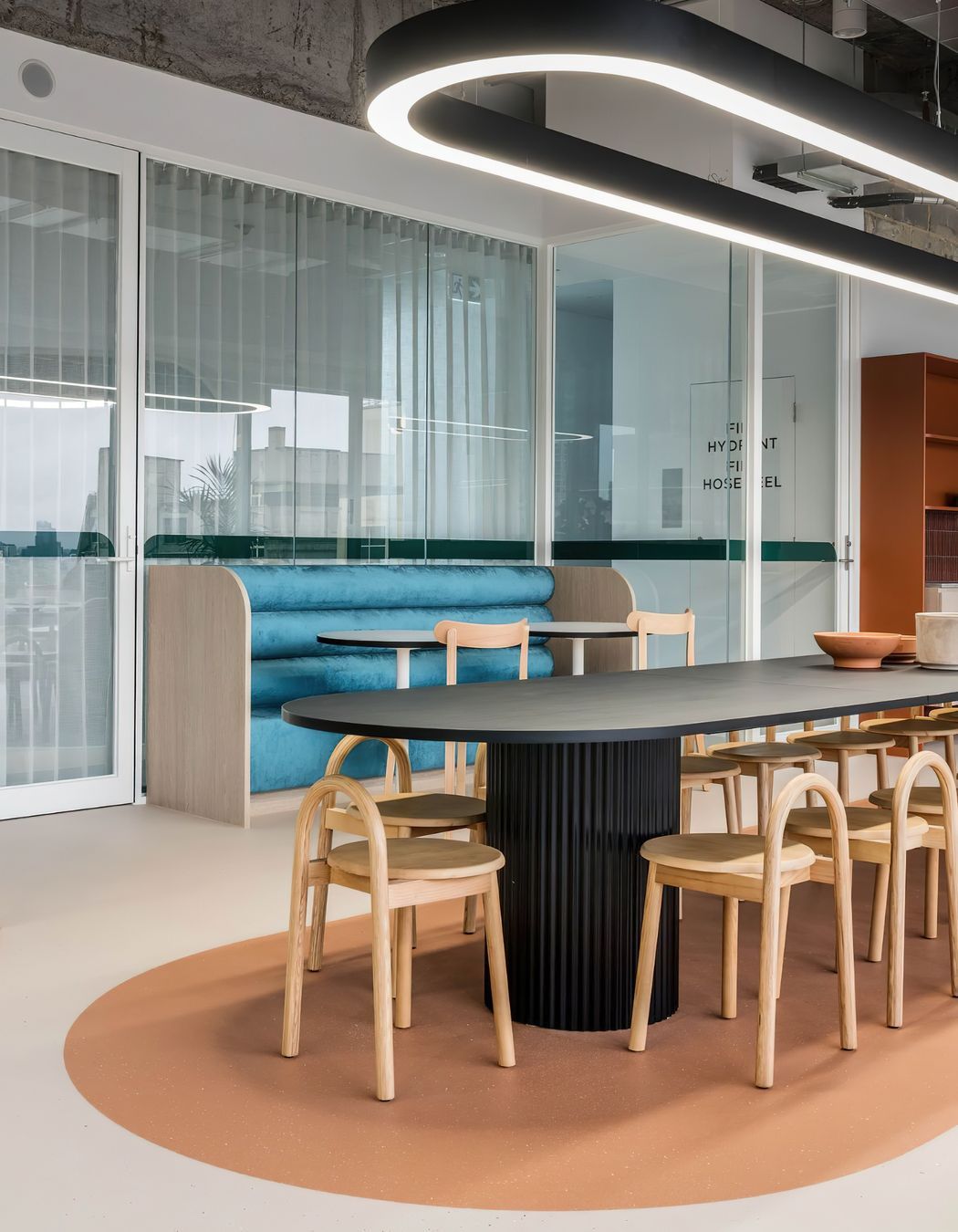 Benjamin Ripple Oval Dining Table