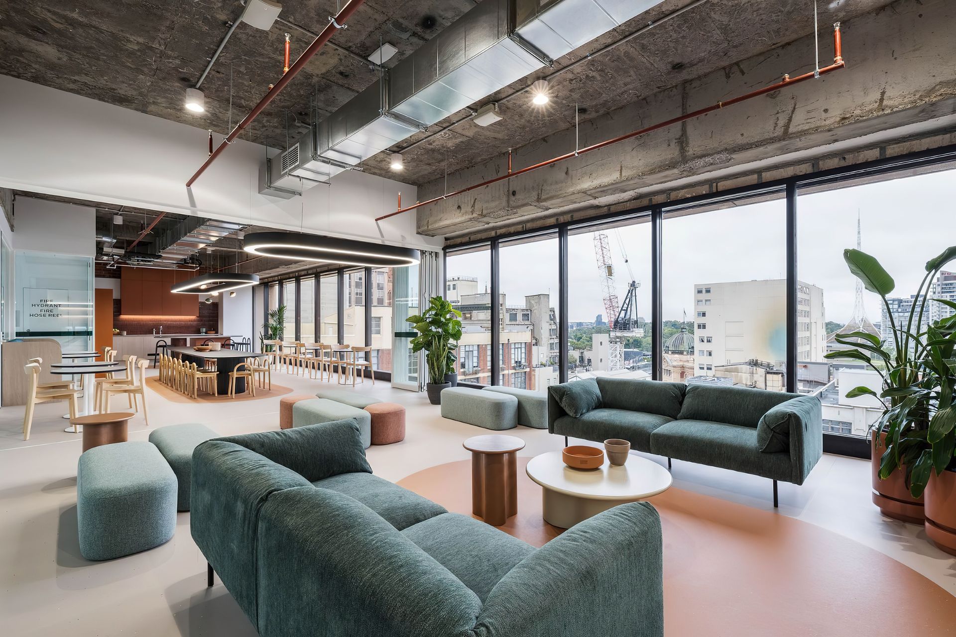 Felix Fold 4 Seater Sofa and Artie Wave Side Table