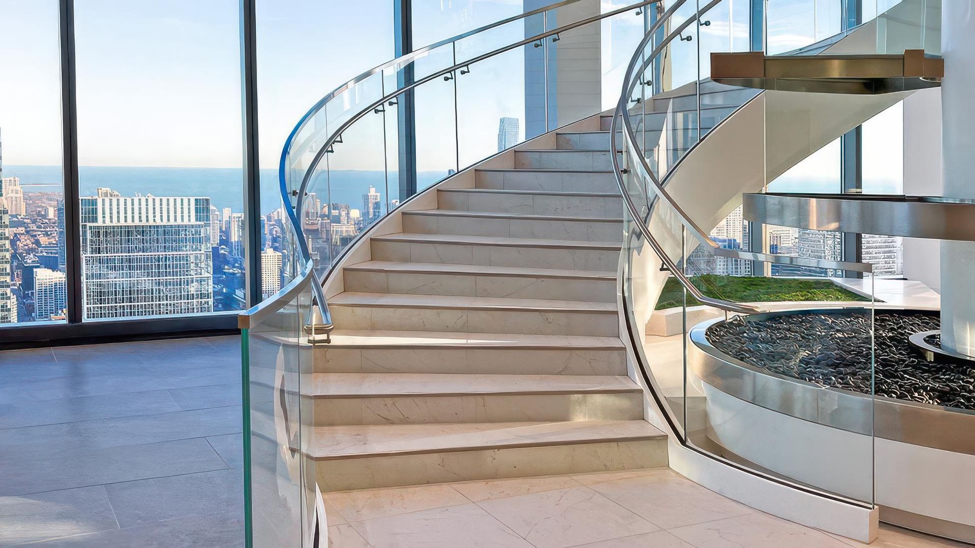 Chicago Skyscraper Staircase video