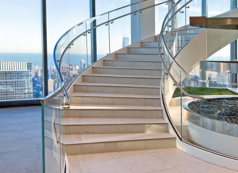 Chicago Skyscraper Staircase