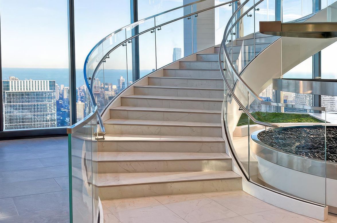 Chicago Skyscraper Staircase