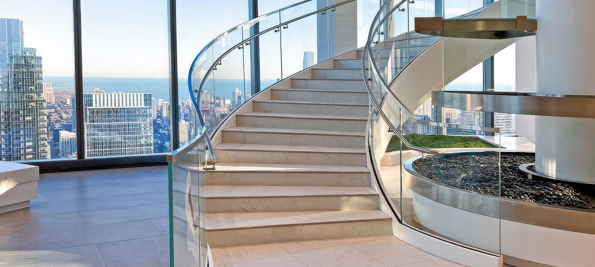 Chicago Skyscraper Staircase banner