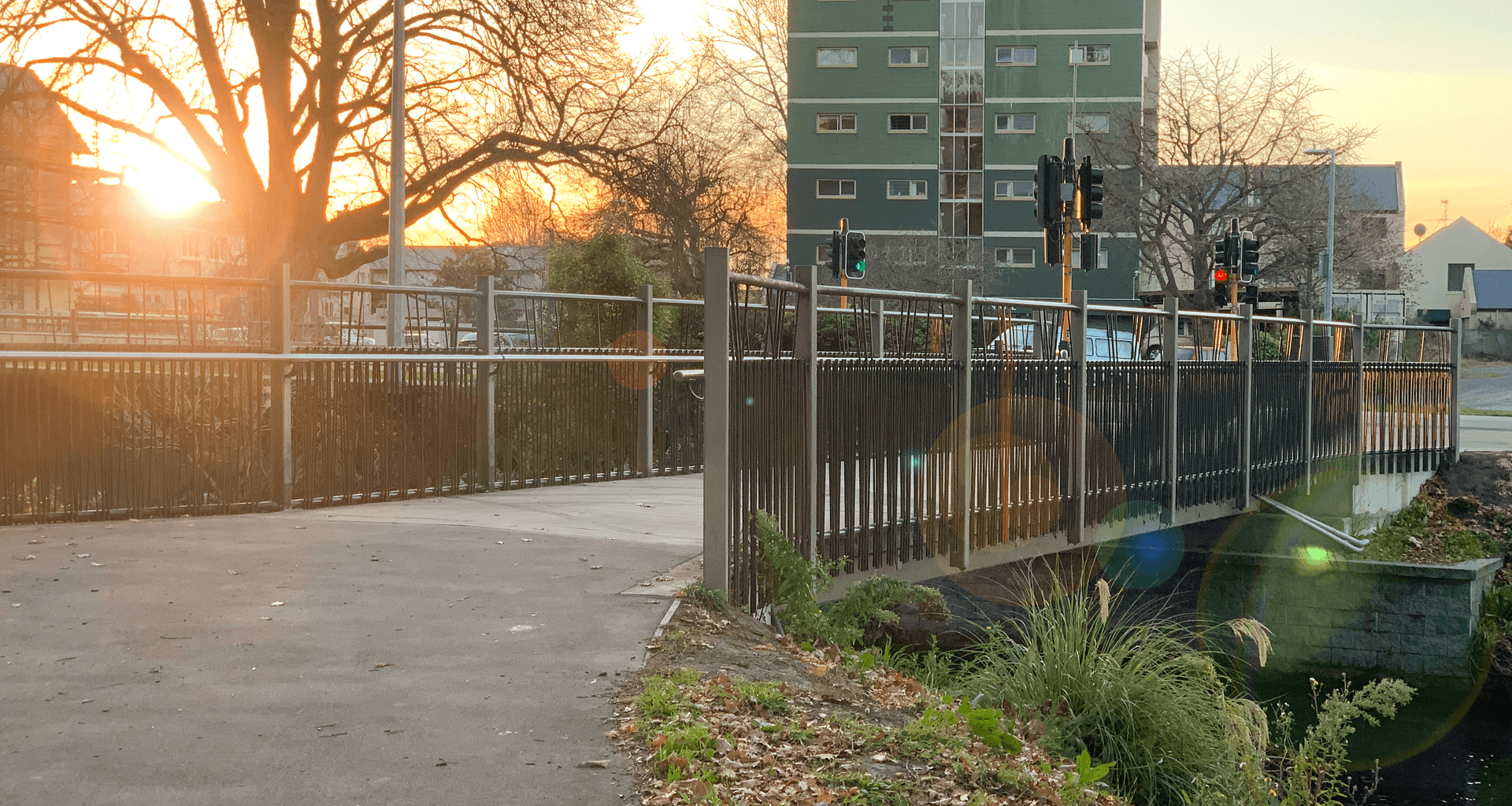 Carlton Mill Footbridge banner