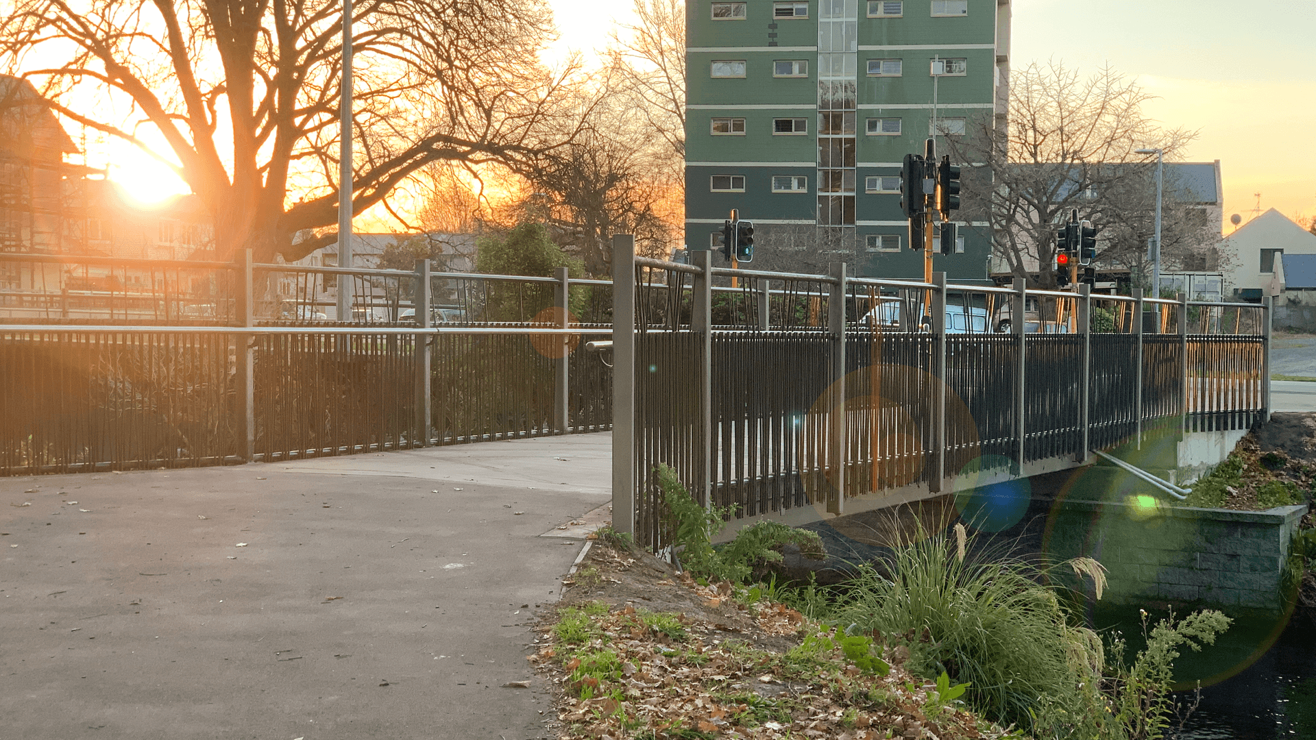 Carlton Mill Footbridge banner