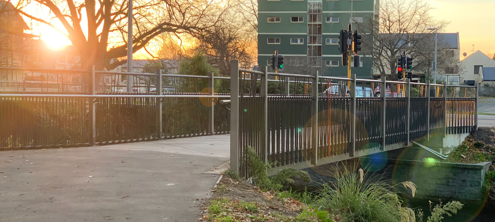 Carlton Mill Footbridge banner