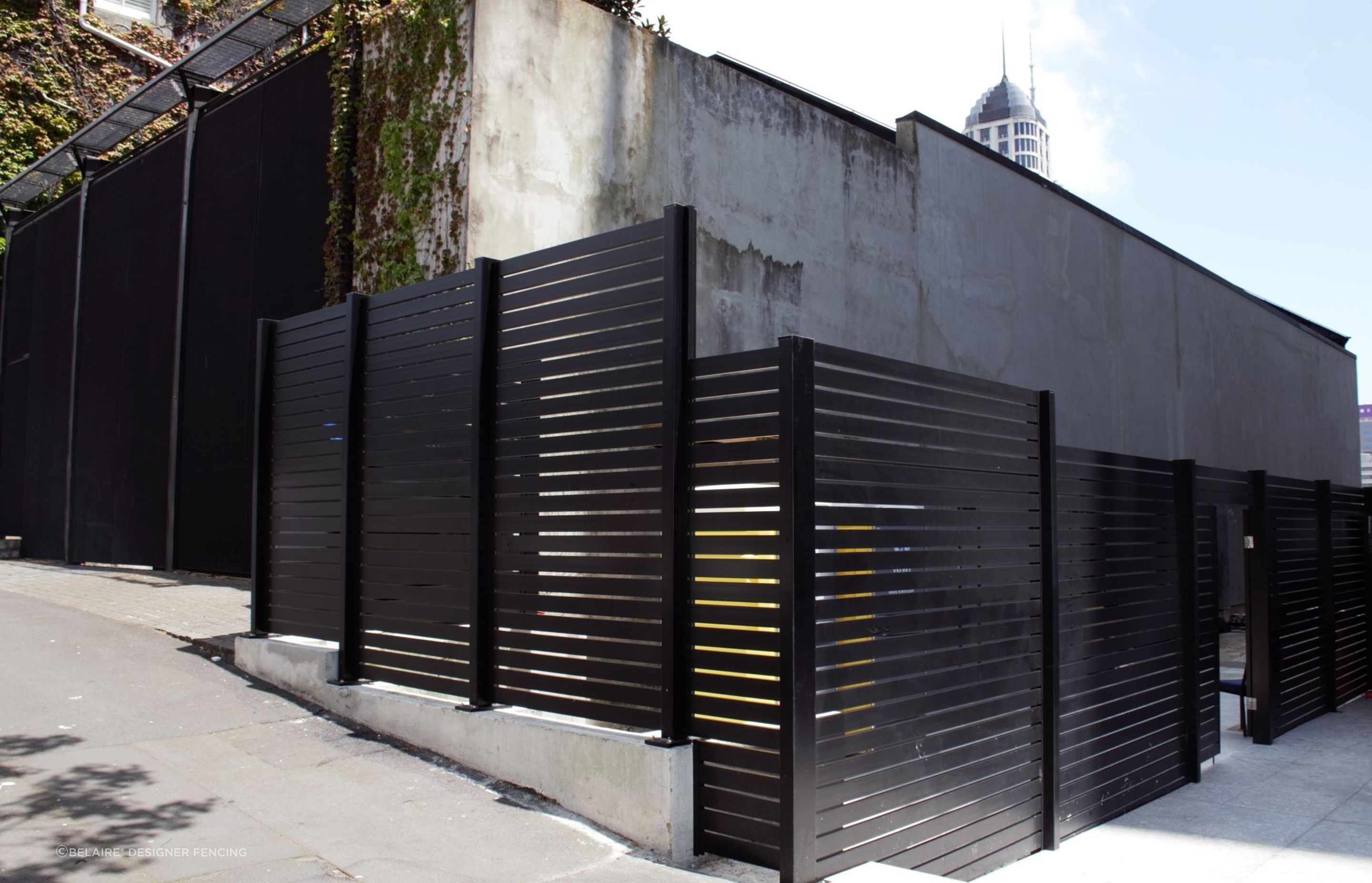 Aluminium Slat partition wall Princes Street Auckland
