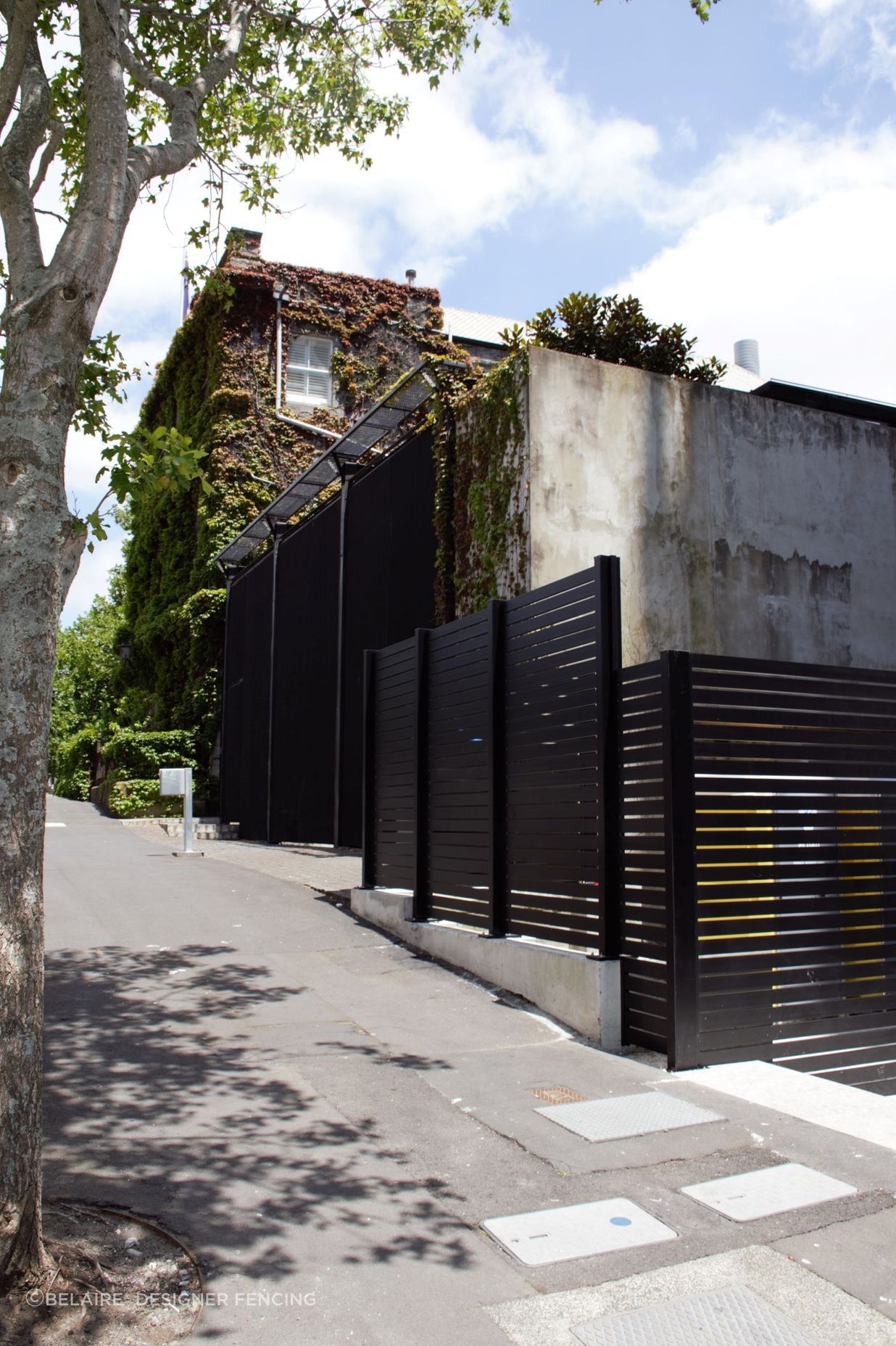 Aluminium Slat partition wall Princes Street Auckland