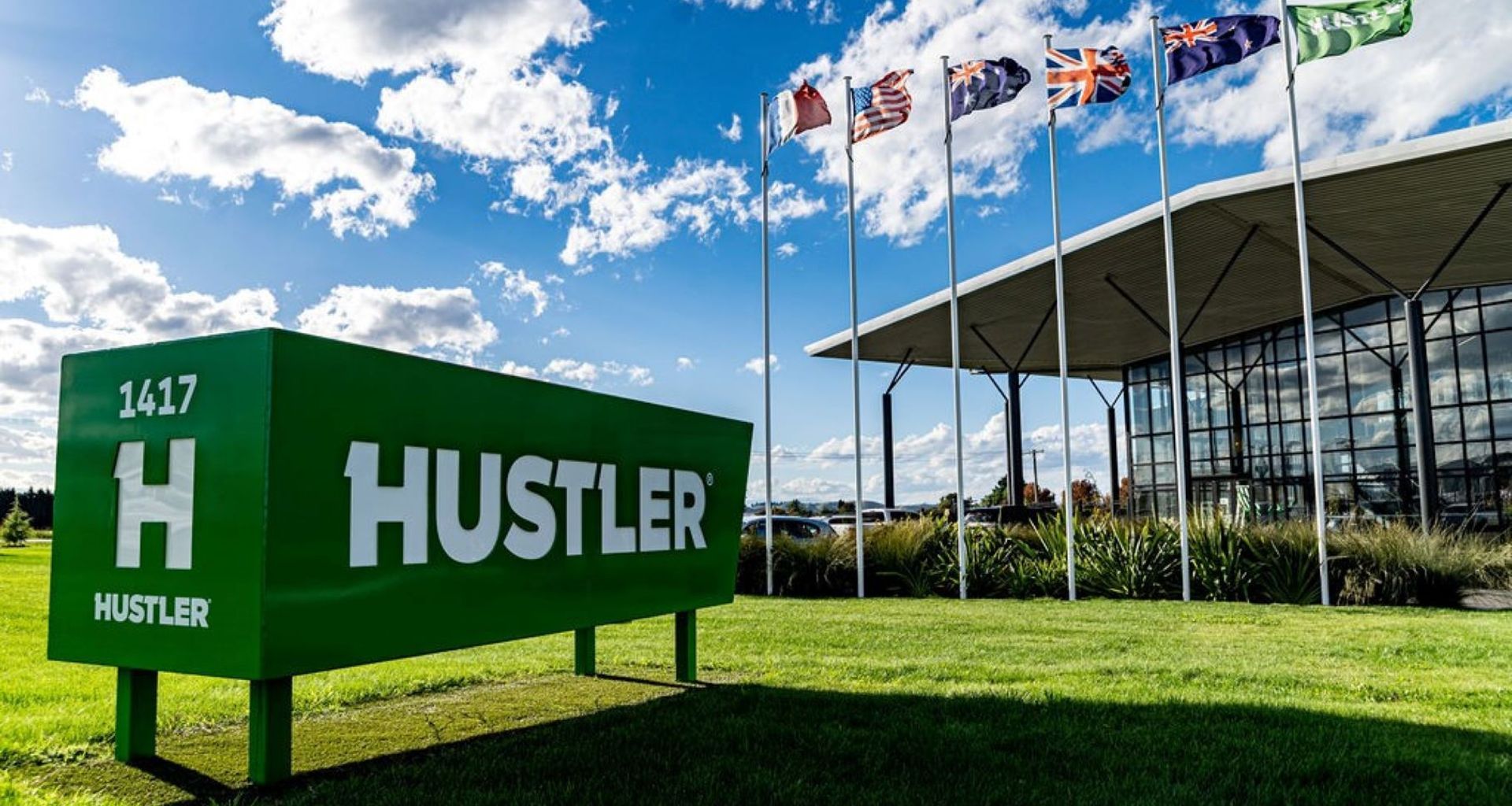 Hustler banner