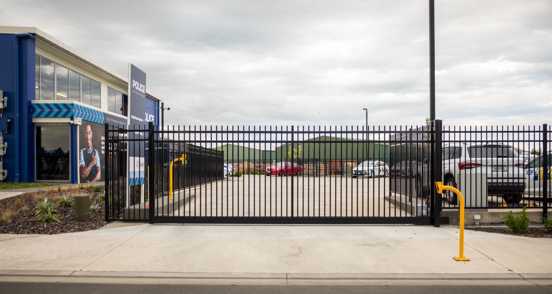 Rangiora Police Station Fencing and Automated Gate banner