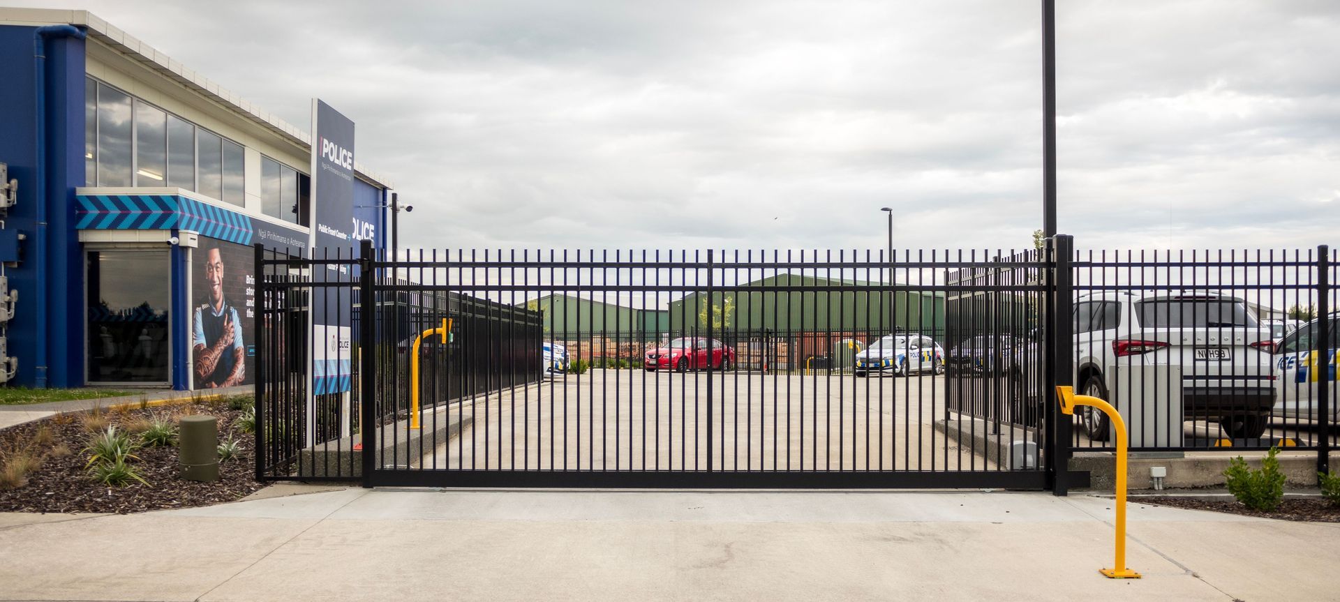 Rangiora Police Station Fencing and Automated Gate banner