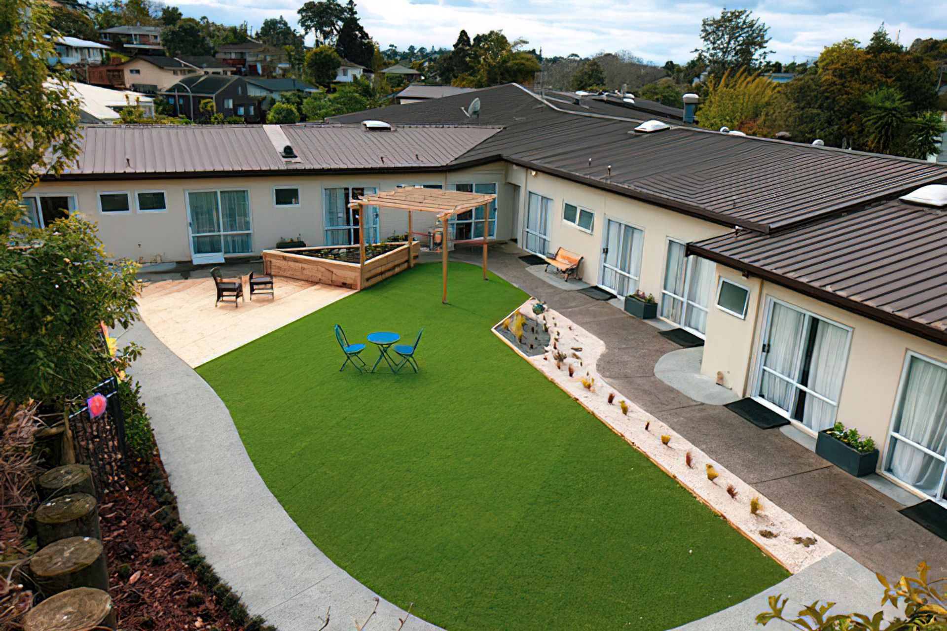 Courtyard completed