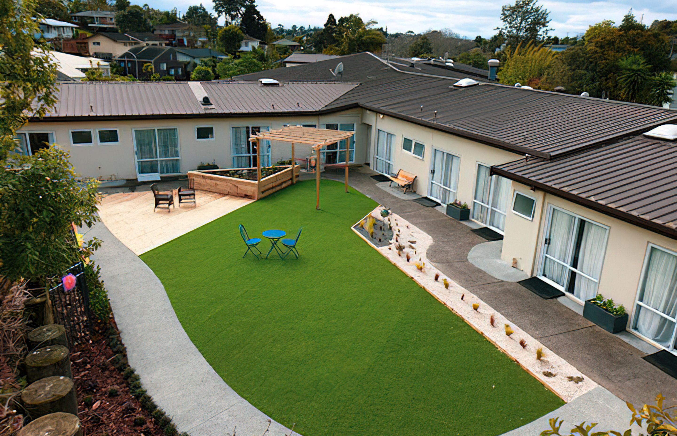 Courtyard completed