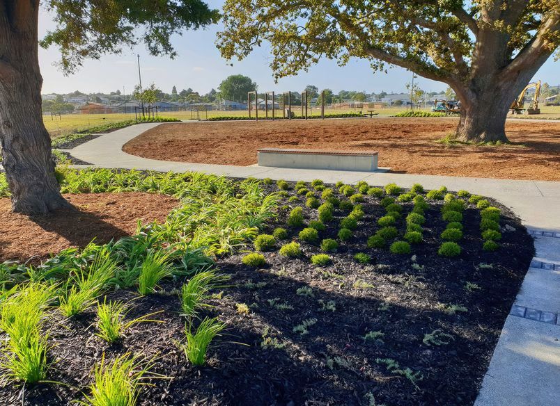 Waiata Shores landscaping and construction