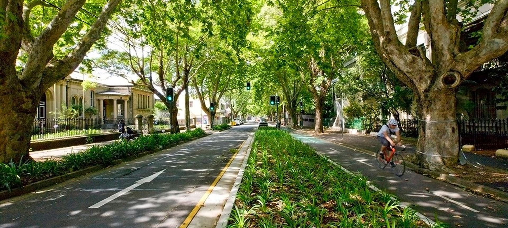 Bourke Street Cycleway banner