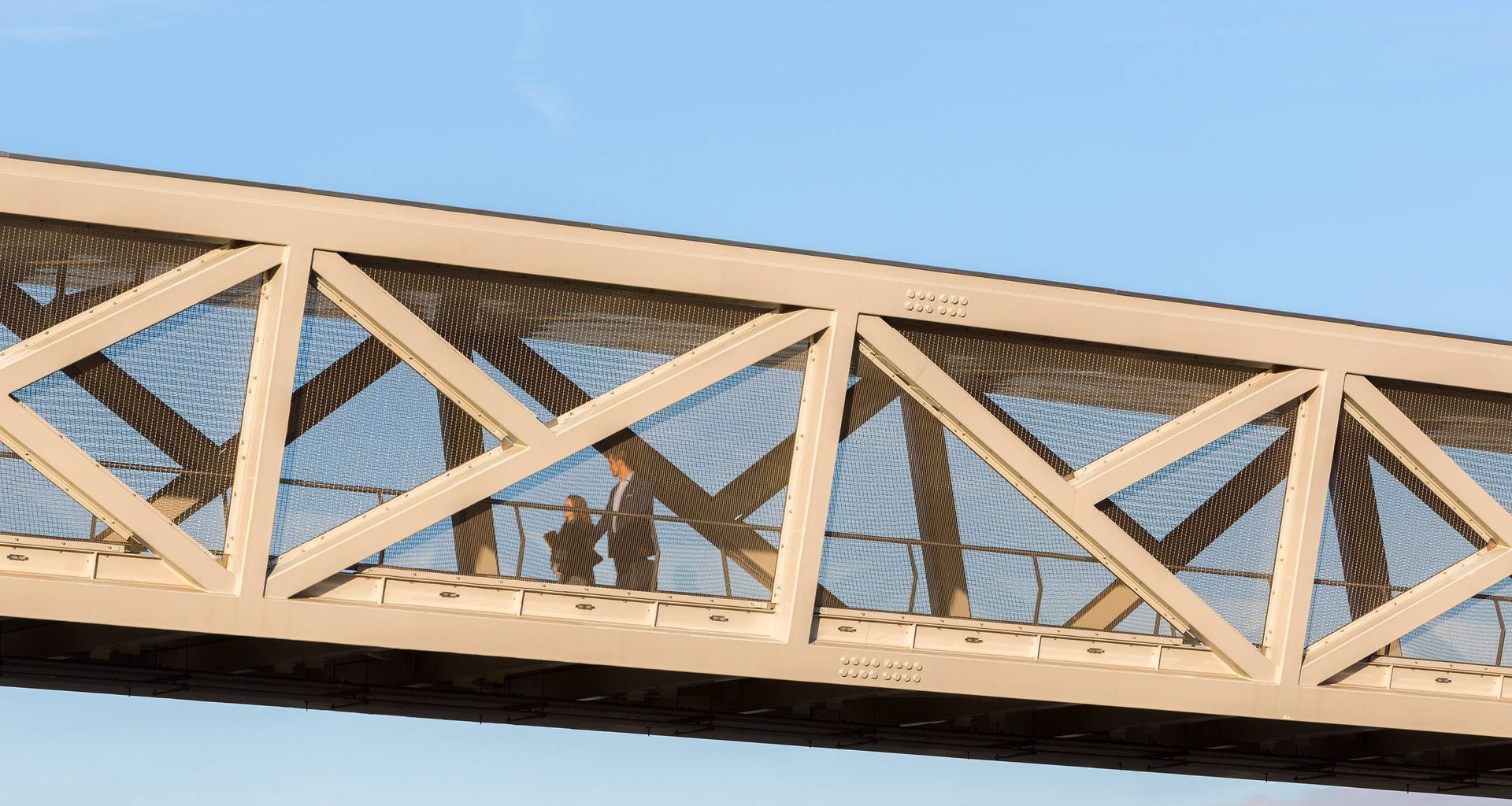 Metrorail Walkways with Wire Mesh Walls banner