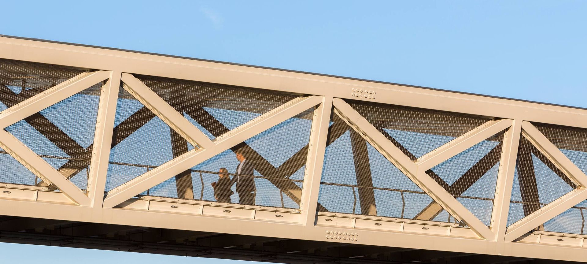 Metrorail Walkways with Wire Mesh Walls banner