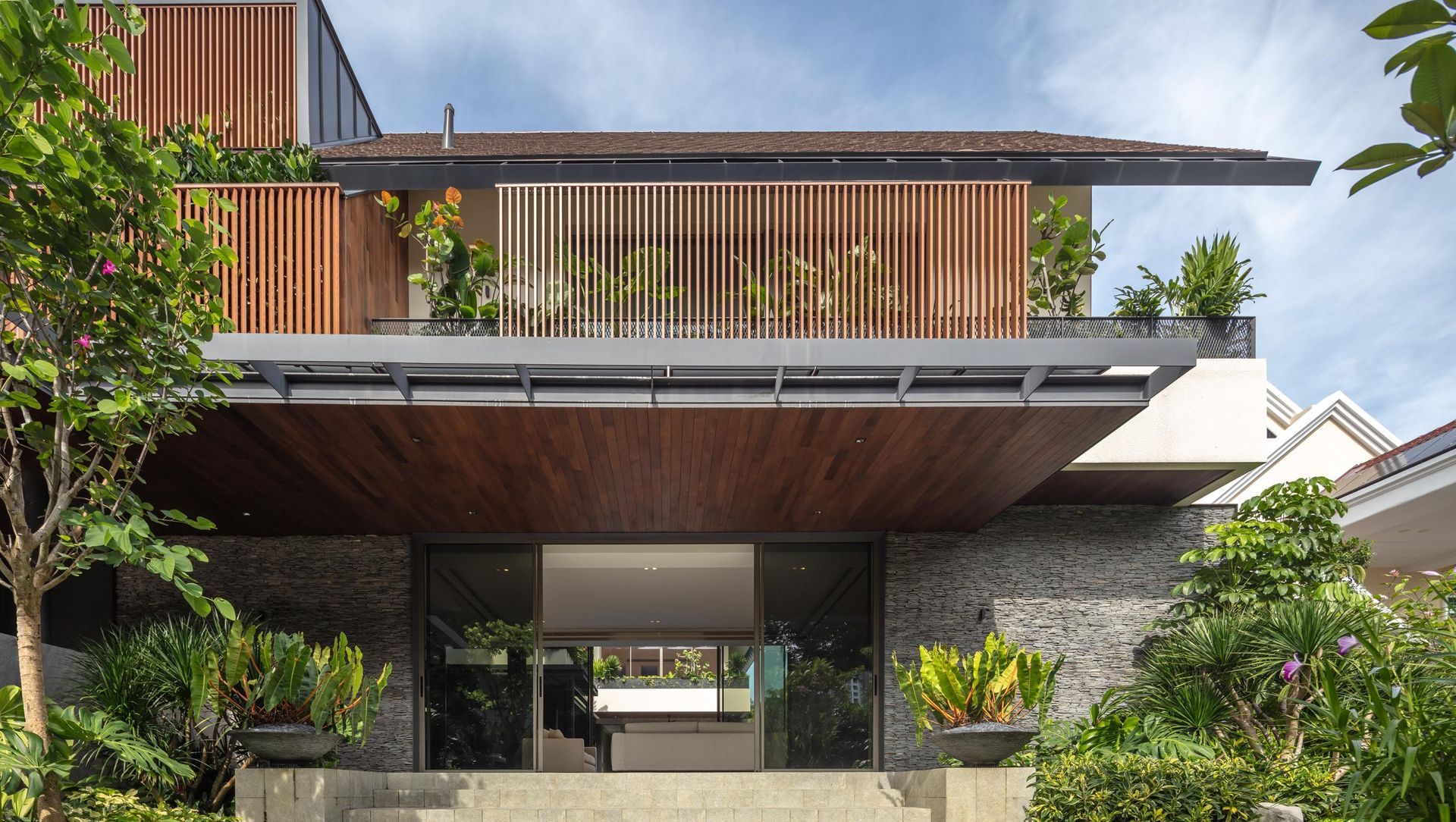 The Cantilevered Roof banner