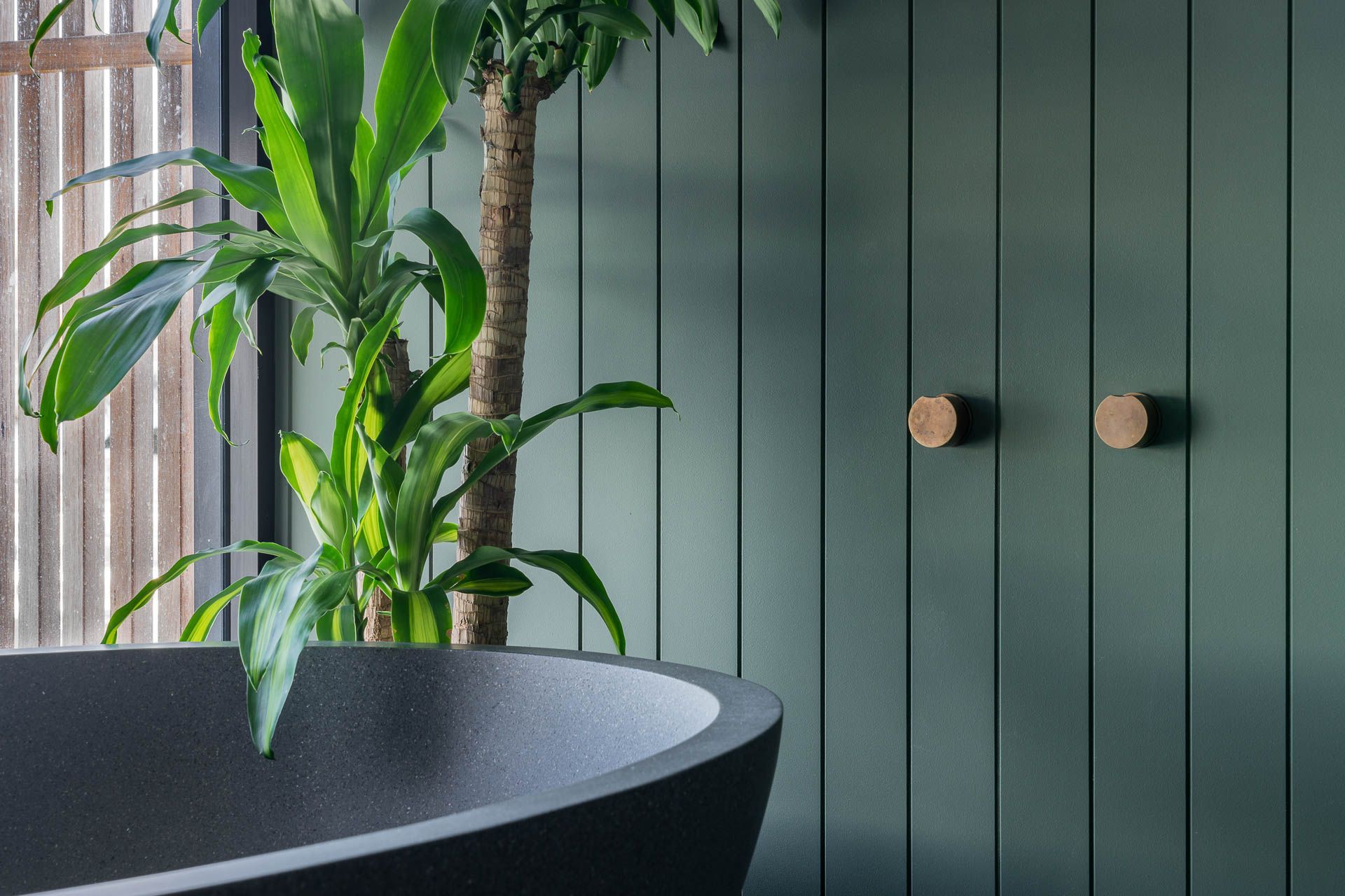 Complimentary bathroom interior