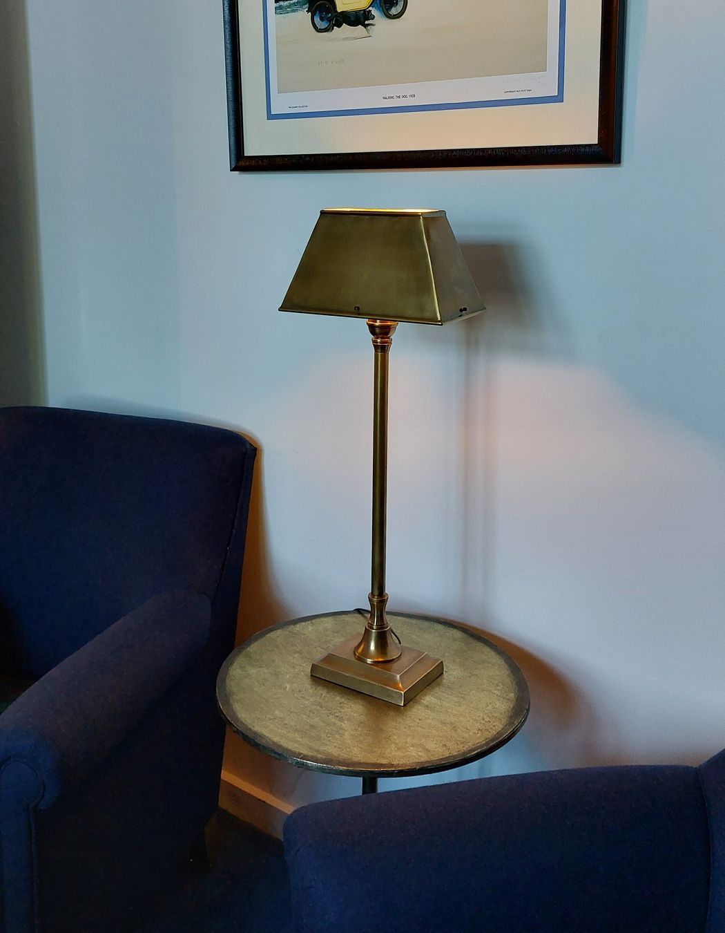 Ralph Lauren French countryside table and lamp