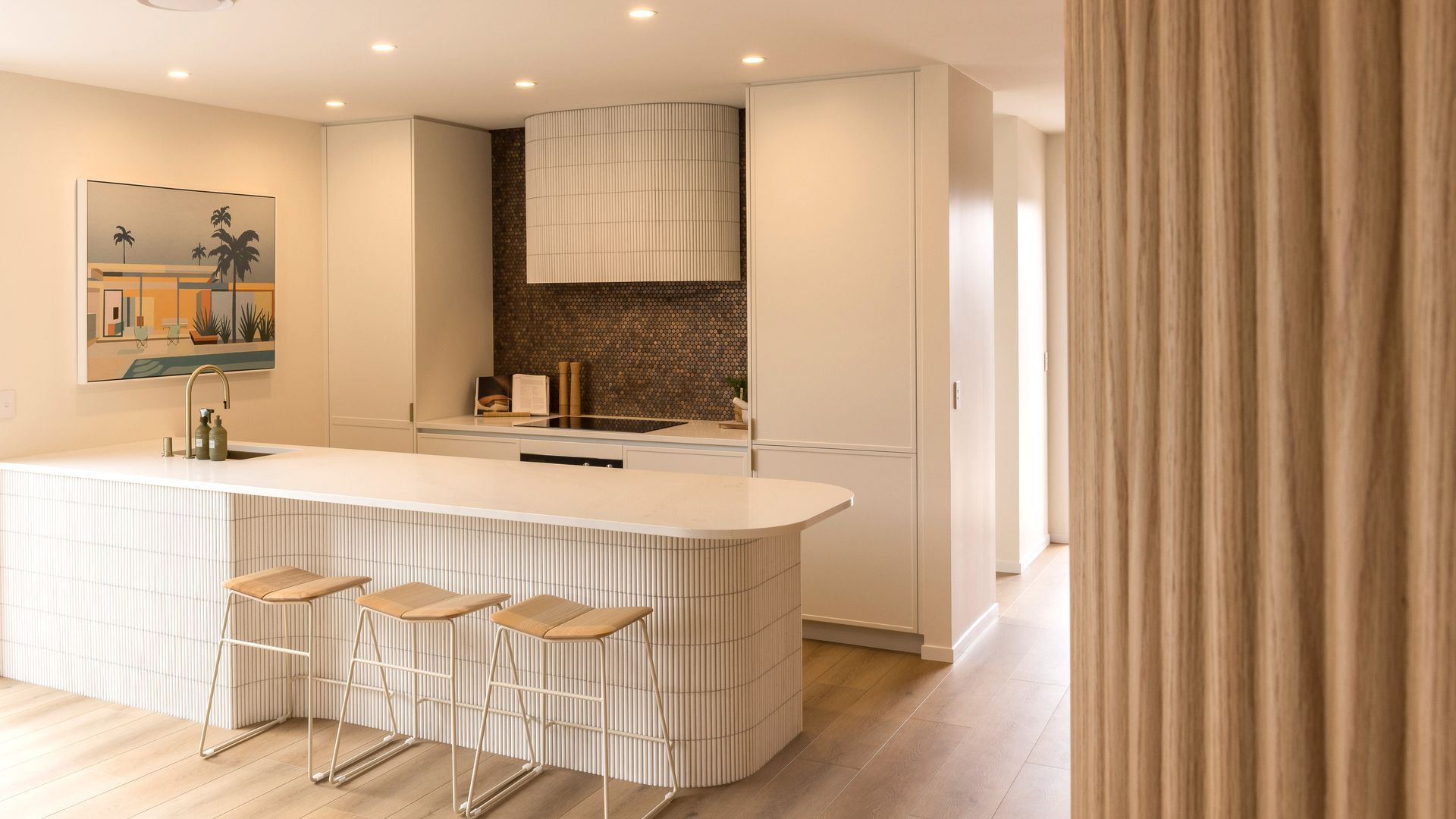Curves, Copper, and Desert Cool: A Palm Springs-Inspired Kitchen banner