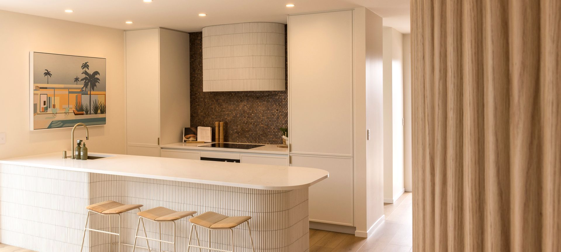 Curves, Copper, and Desert Cool: A Palm Springs-Inspired Kitchen banner