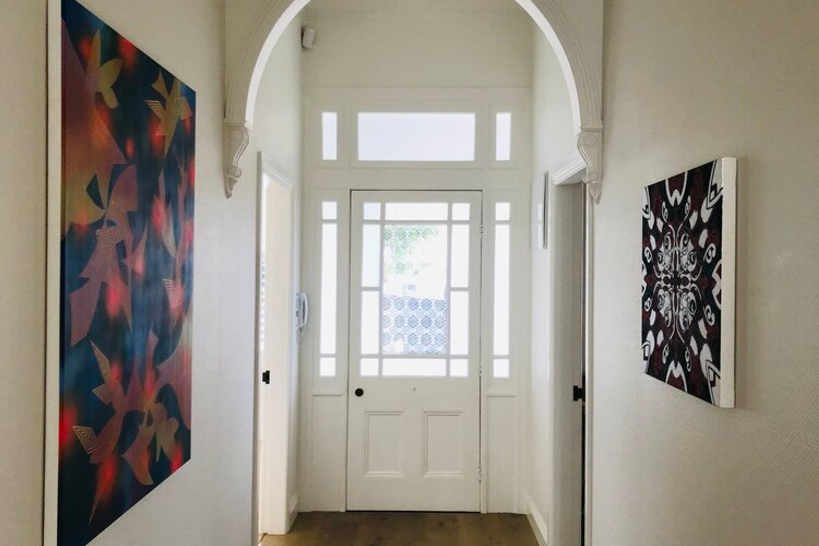 Herne Bay Entrance. john oxborough  July 3, 2020 Classic Villa entrance. NZ Art to greet… be inspired!
