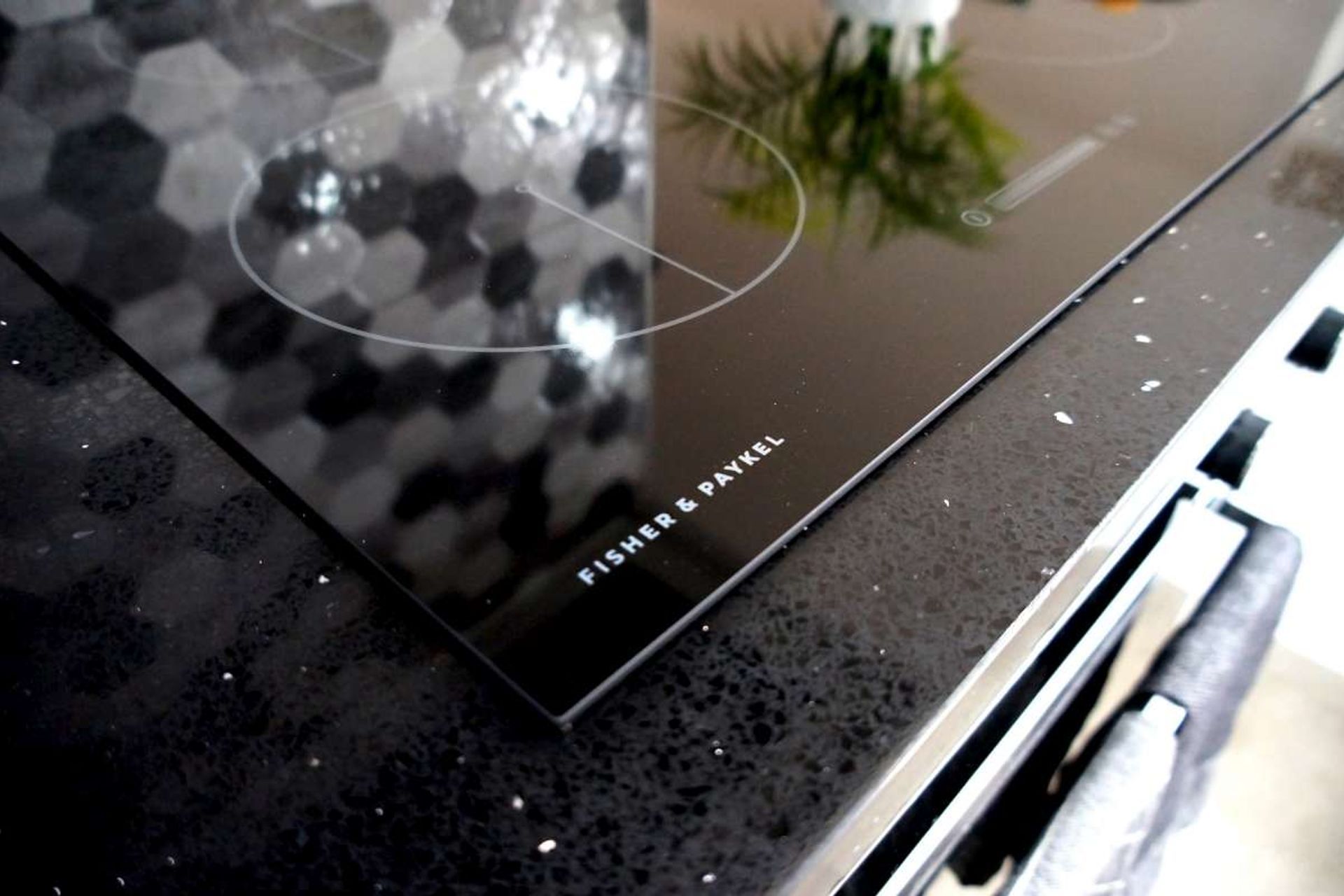 Retro Style Black and White Kitchen