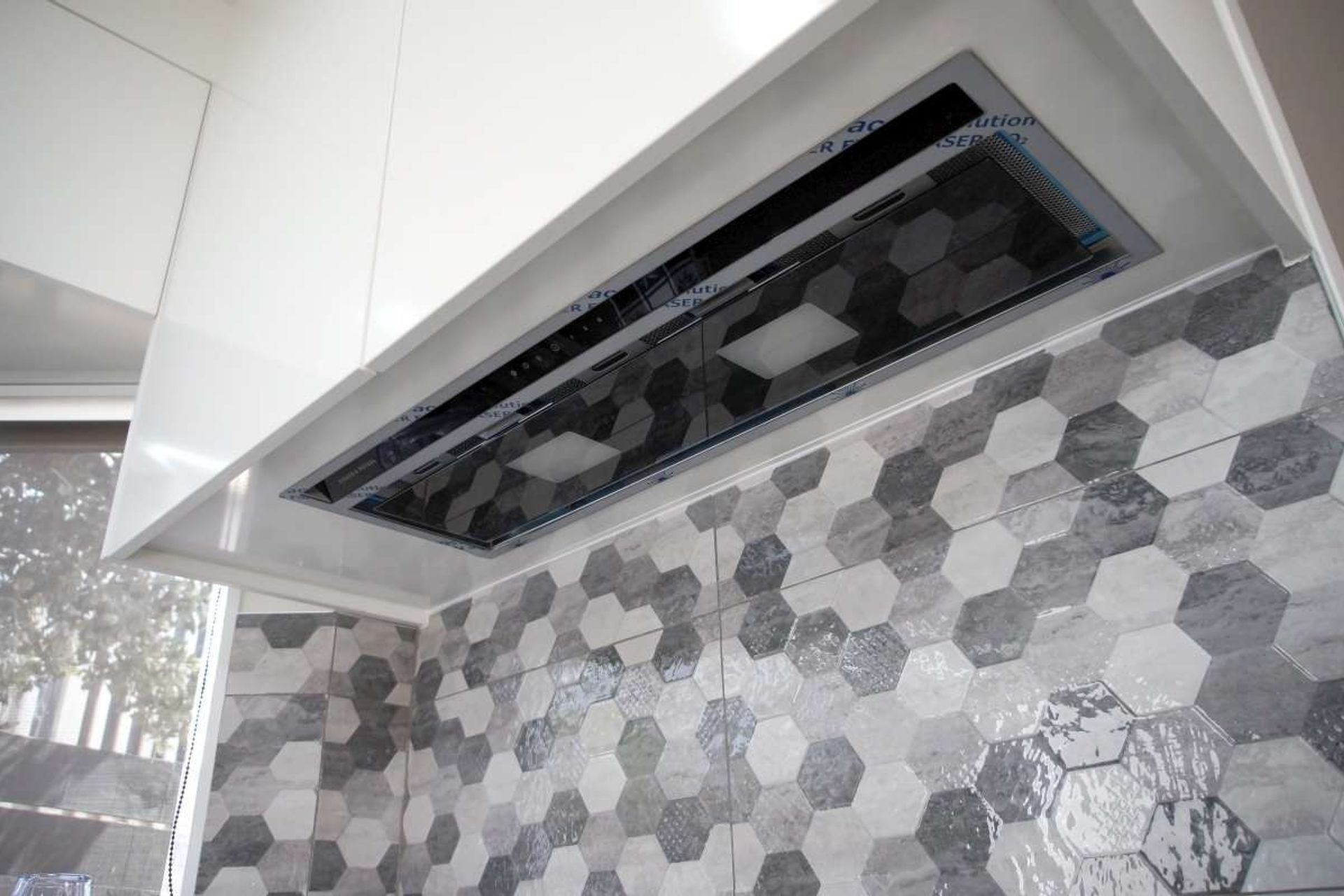 Retro Style Black and White Kitchen